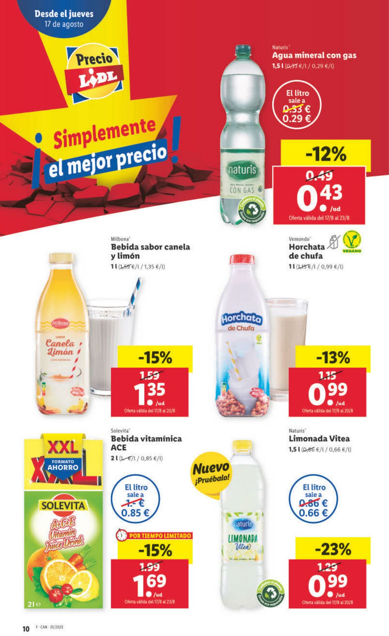 Folleto Lidl 17.08.2023 - 23.08.2023