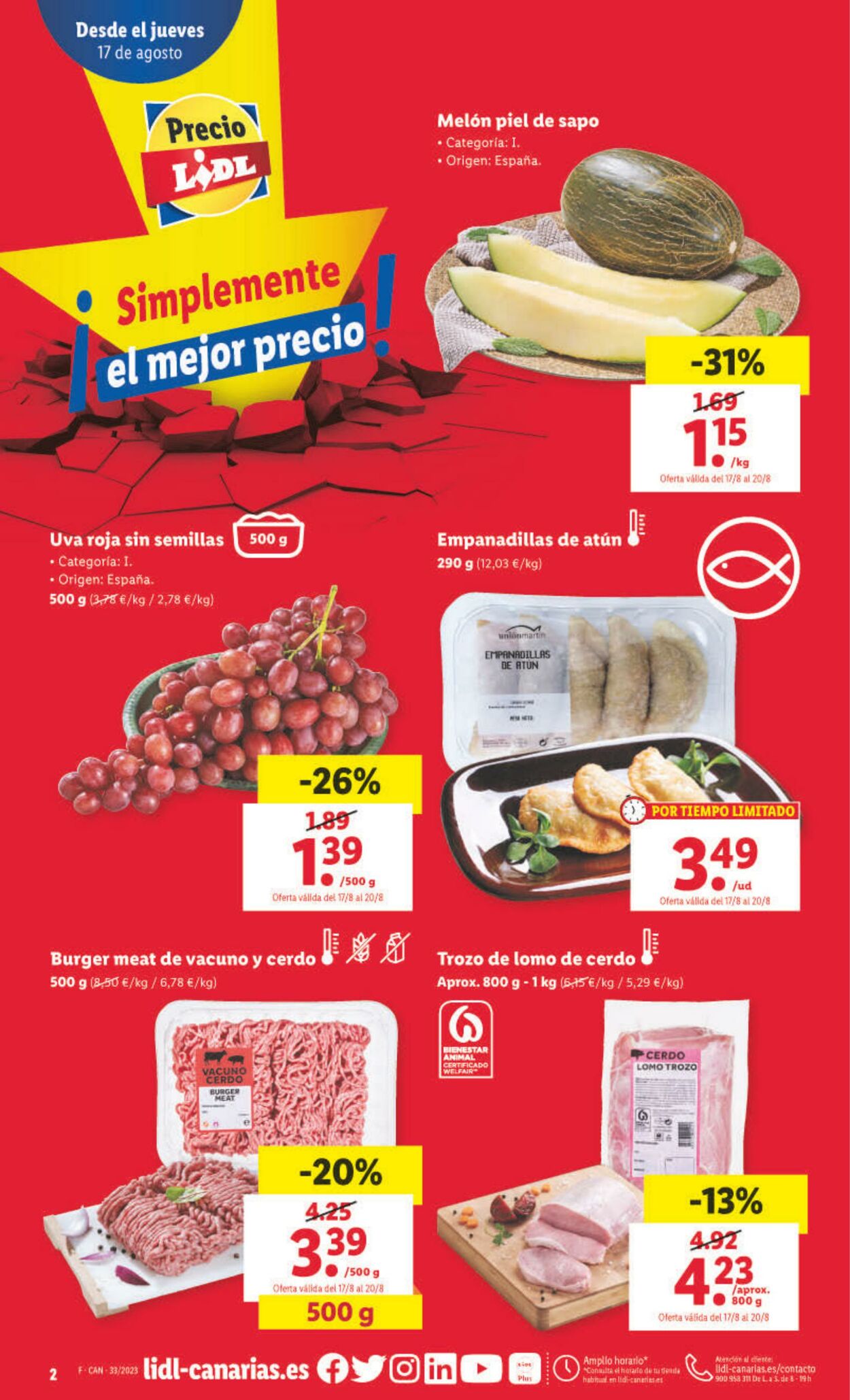 Folleto Lidl 17.08.2023 - 23.08.2023