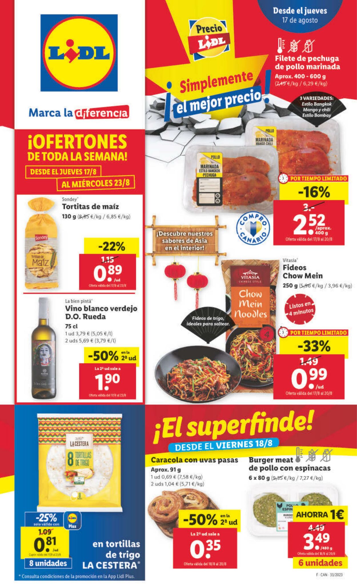 Folleto Lidl 17.08.2023 - 23.08.2023