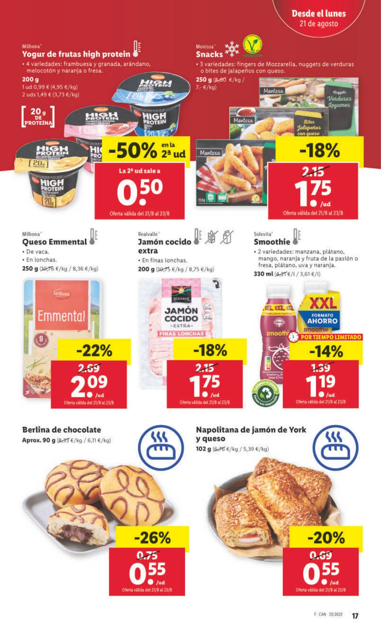 Folleto Lidl 17.08.2023 - 23.08.2023