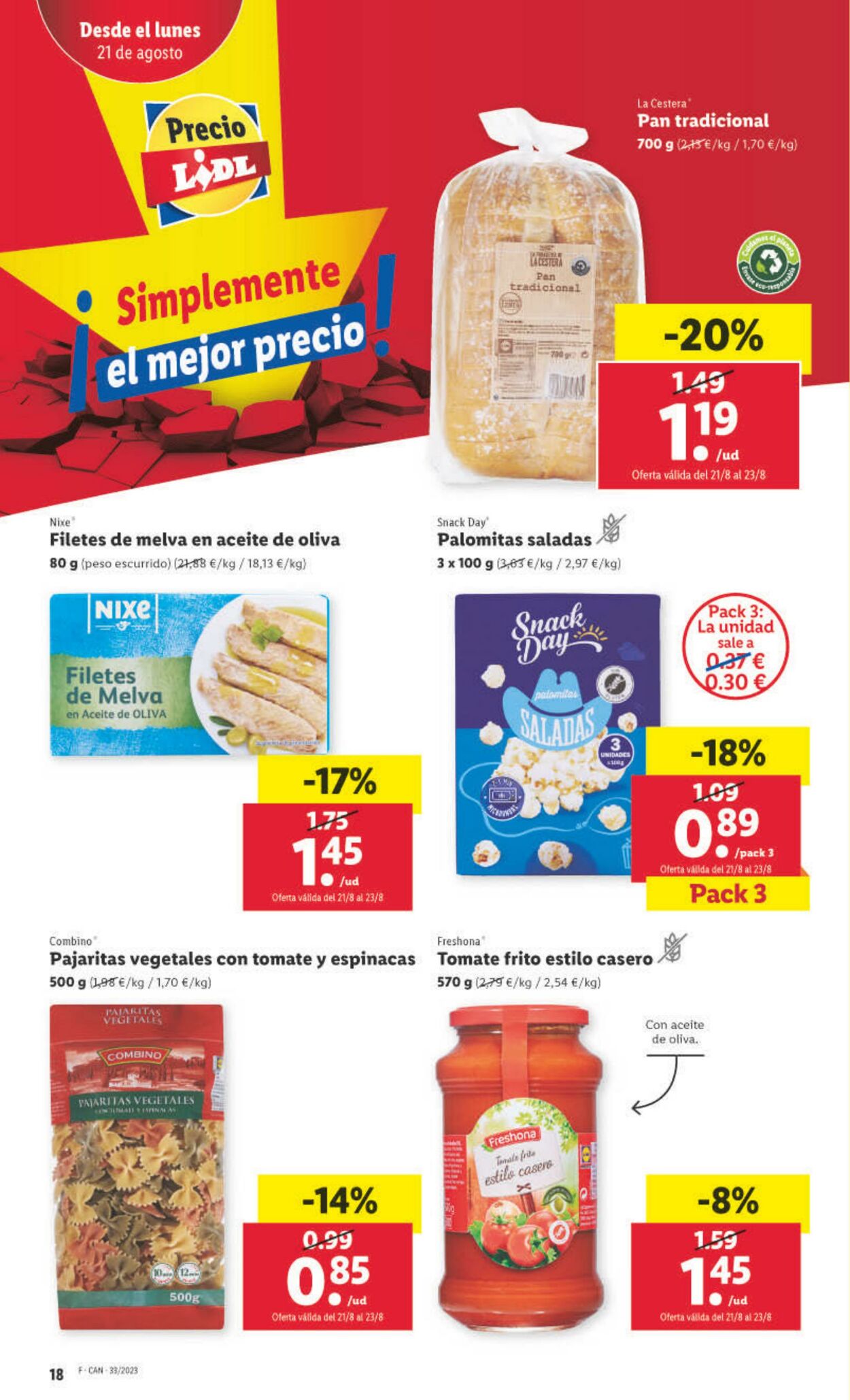 Folleto Lidl 17.08.2023 - 23.08.2023