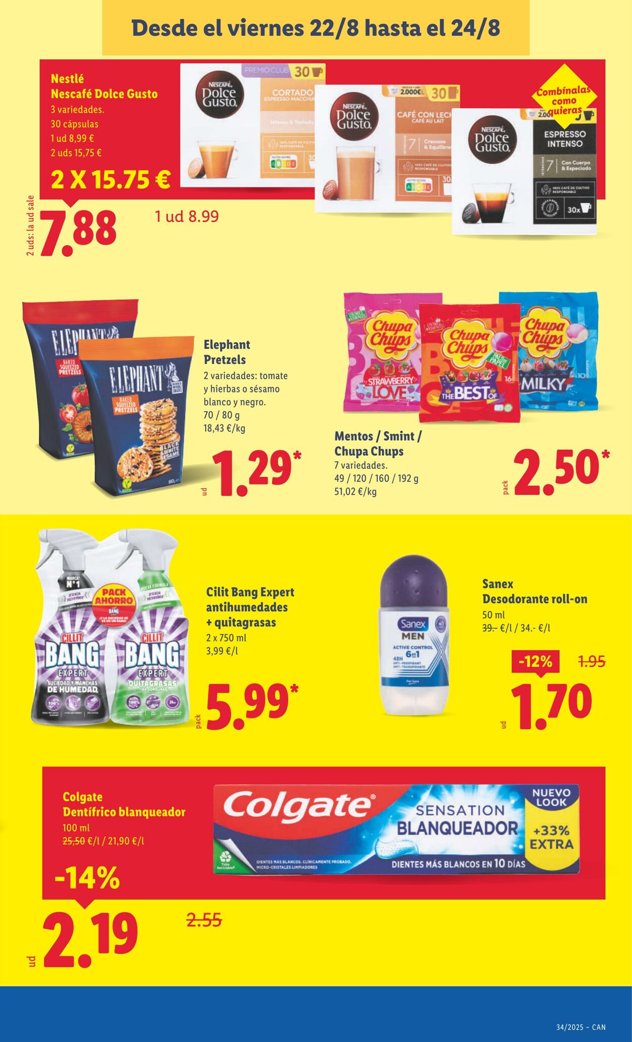 Folleto Lidl 18.08.2025 - 24.08.2025