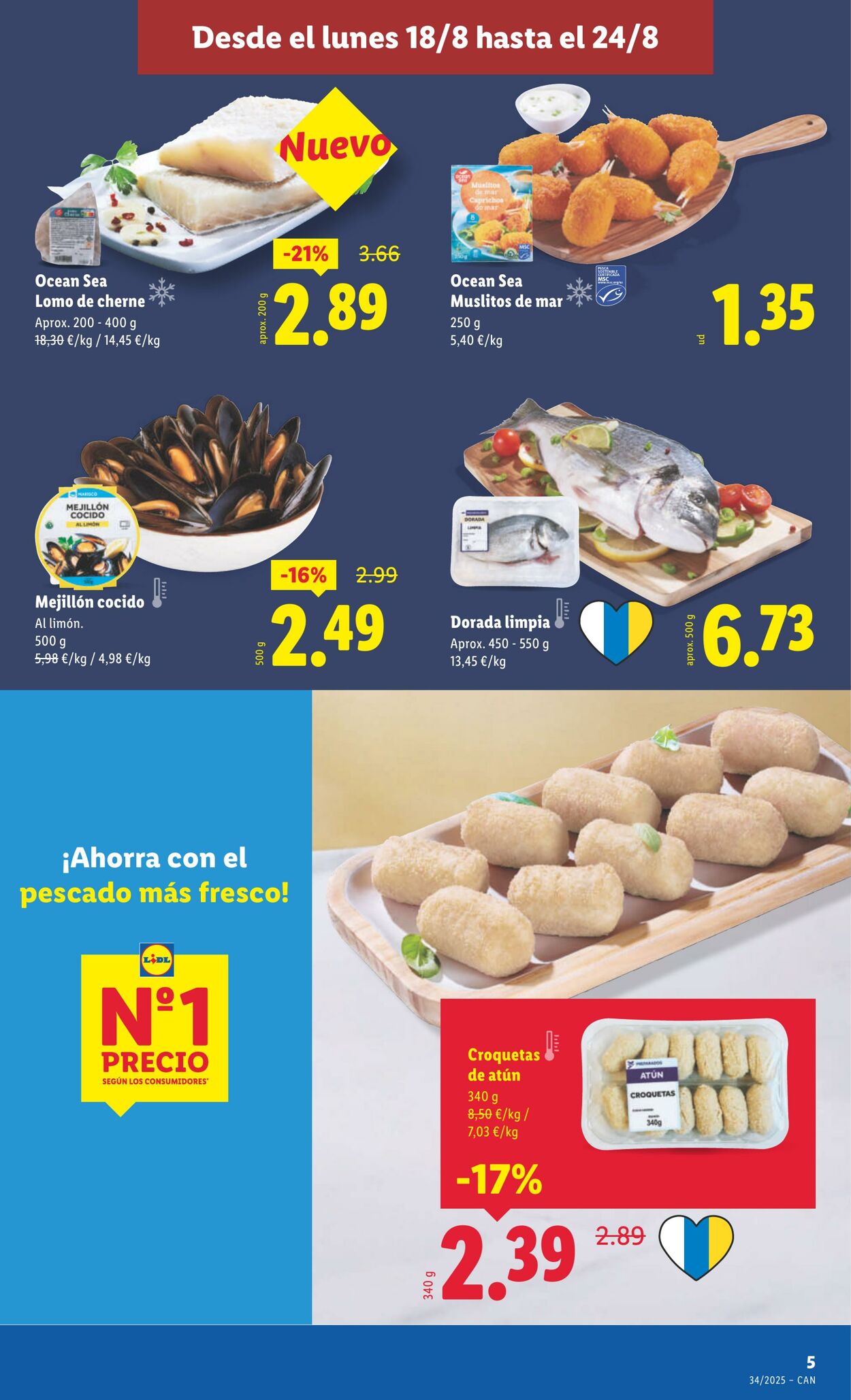 Folleto Lidl 18.08.2025 - 24.08.2025