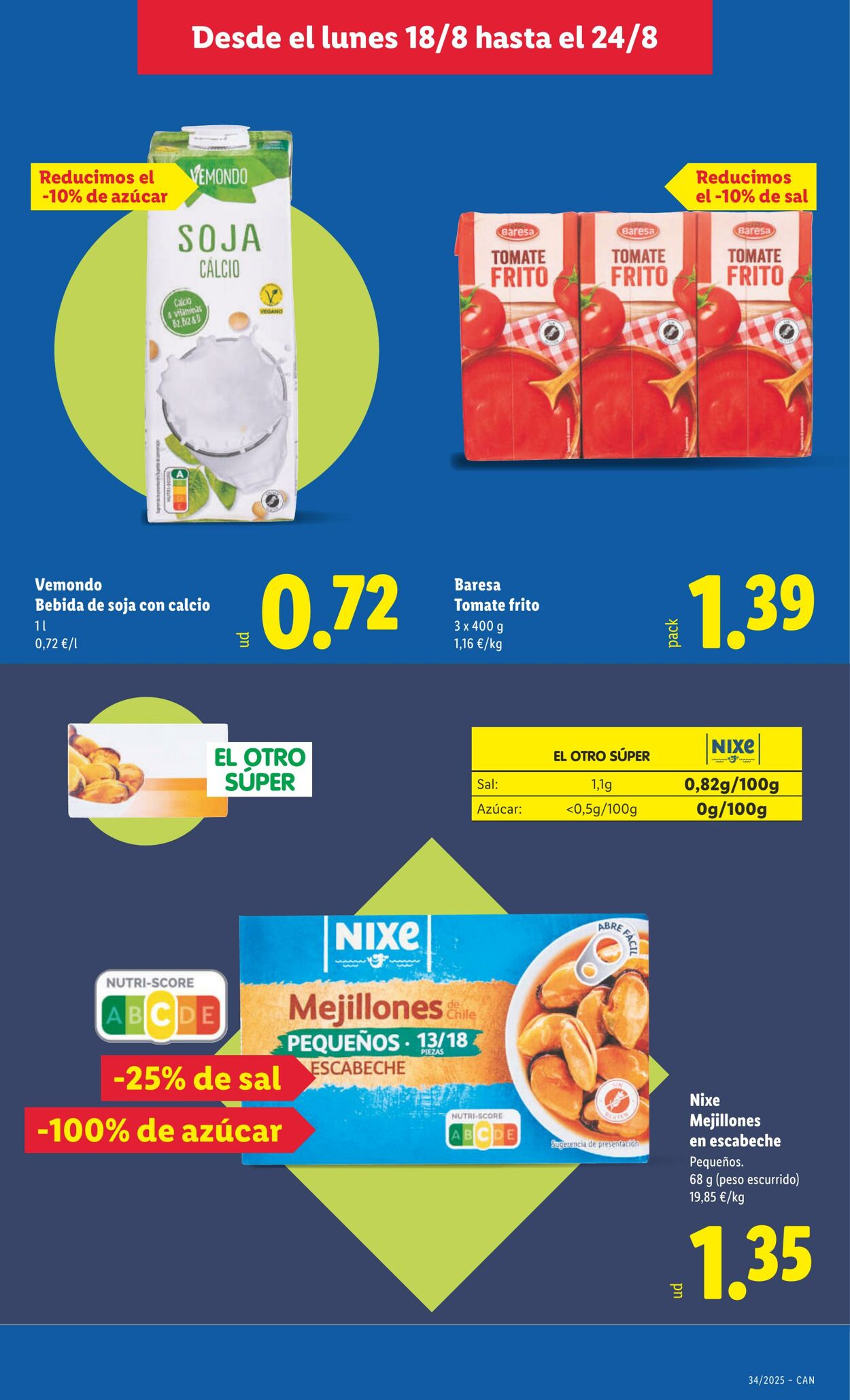 Folleto Lidl 18.08.2025 - 24.08.2025