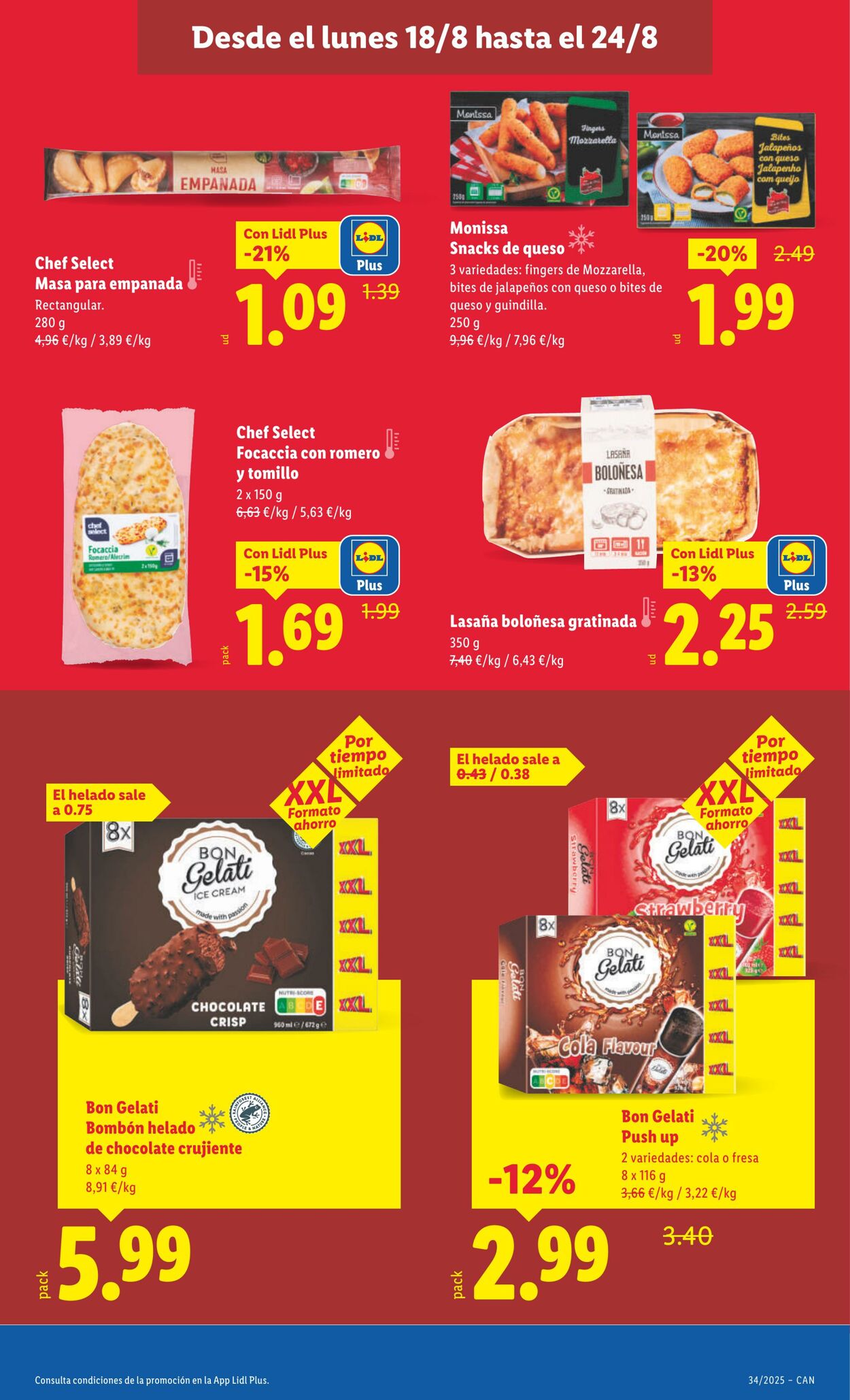 Folleto Lidl 18.08.2025 - 24.08.2025