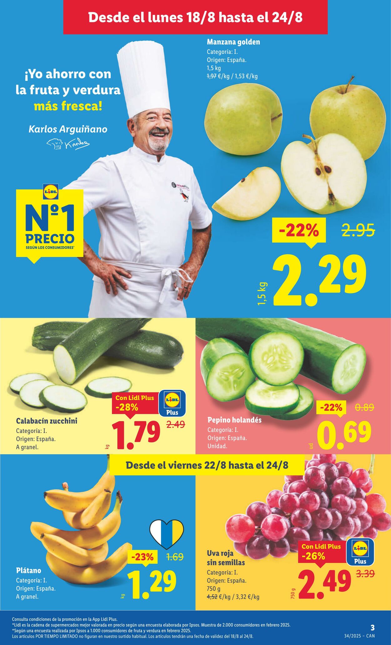 Folleto Lidl 18.08.2025 - 24.08.2025