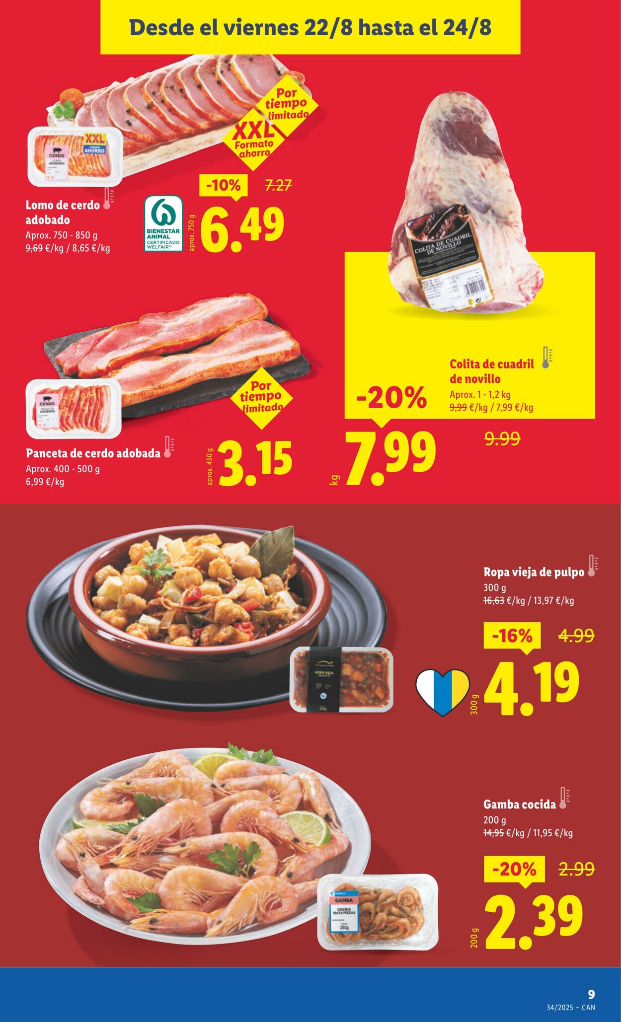 Folleto Lidl 18.08.2025 - 24.08.2025