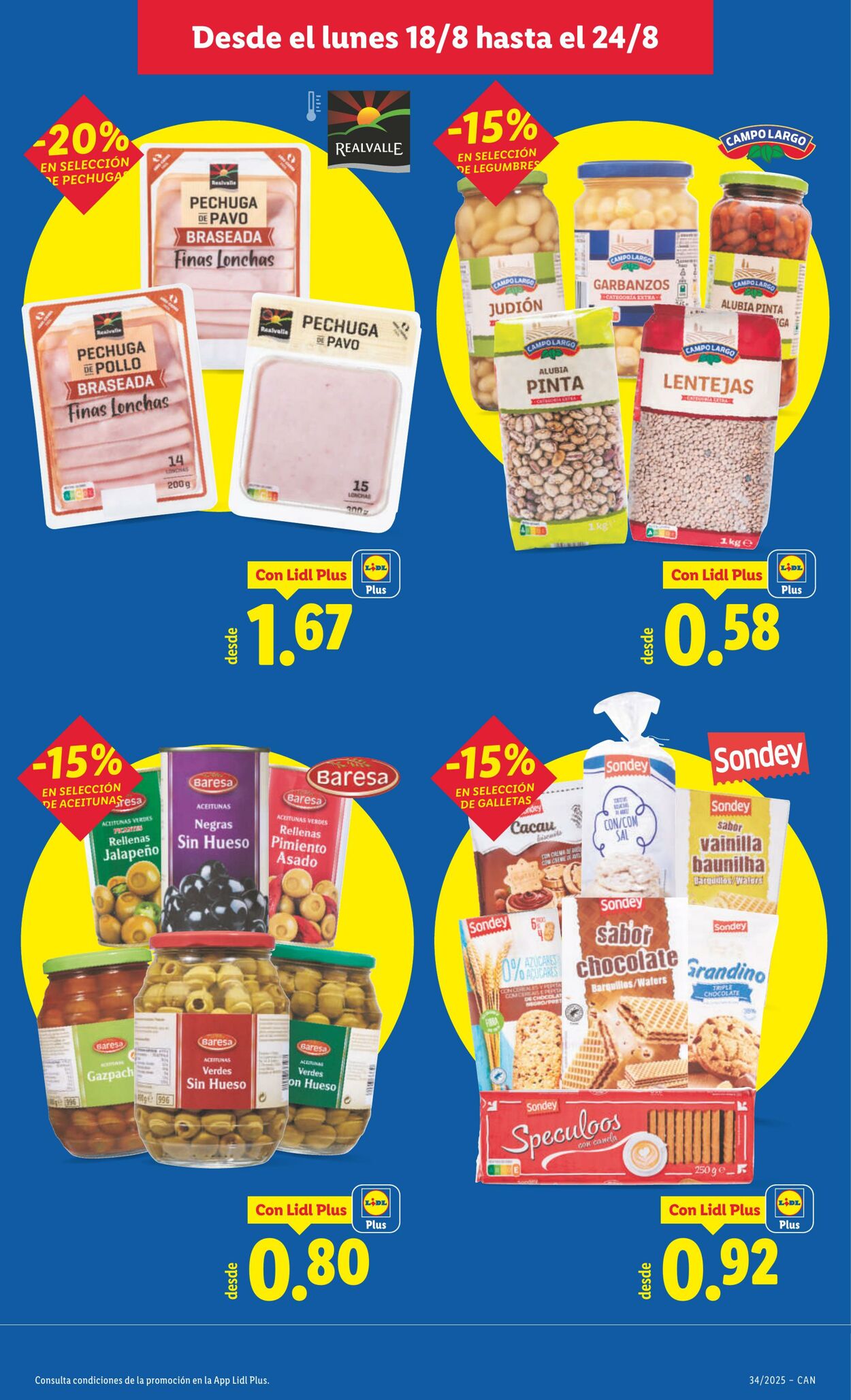 Folleto Lidl 18.08.2025 - 24.08.2025