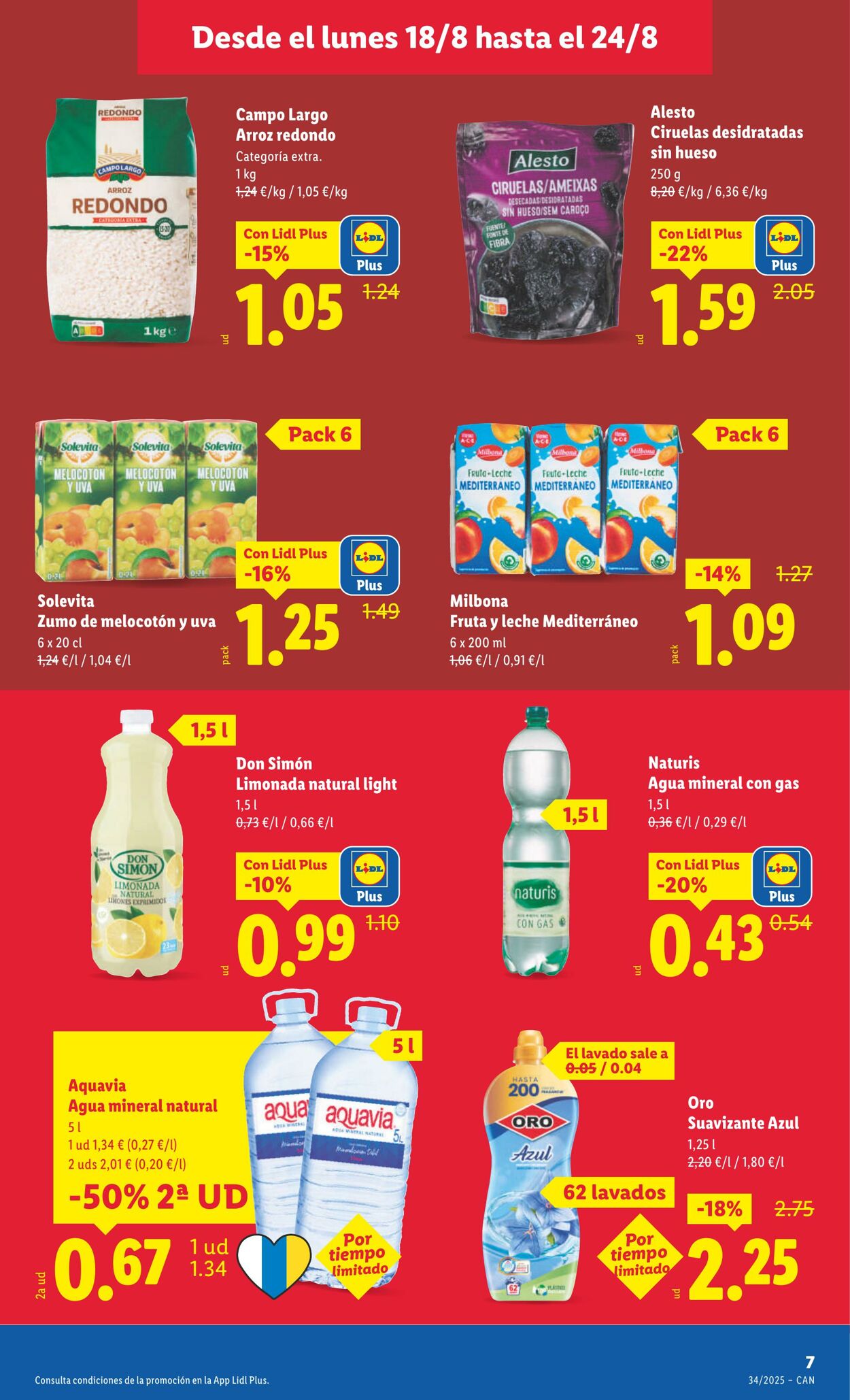 Folleto Lidl 18.08.2025 - 24.08.2025