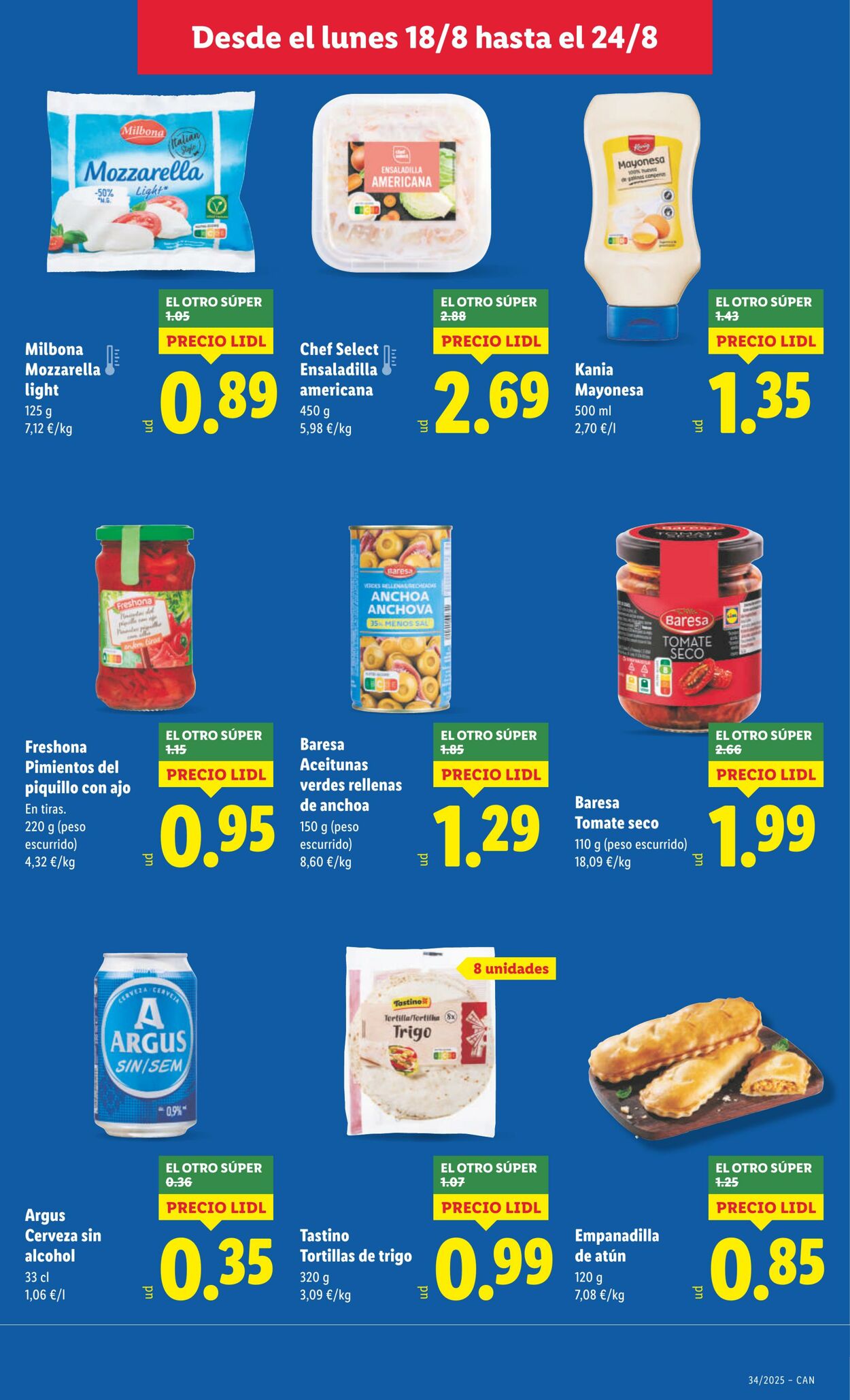 Folleto Lidl 18.08.2025 - 24.08.2025