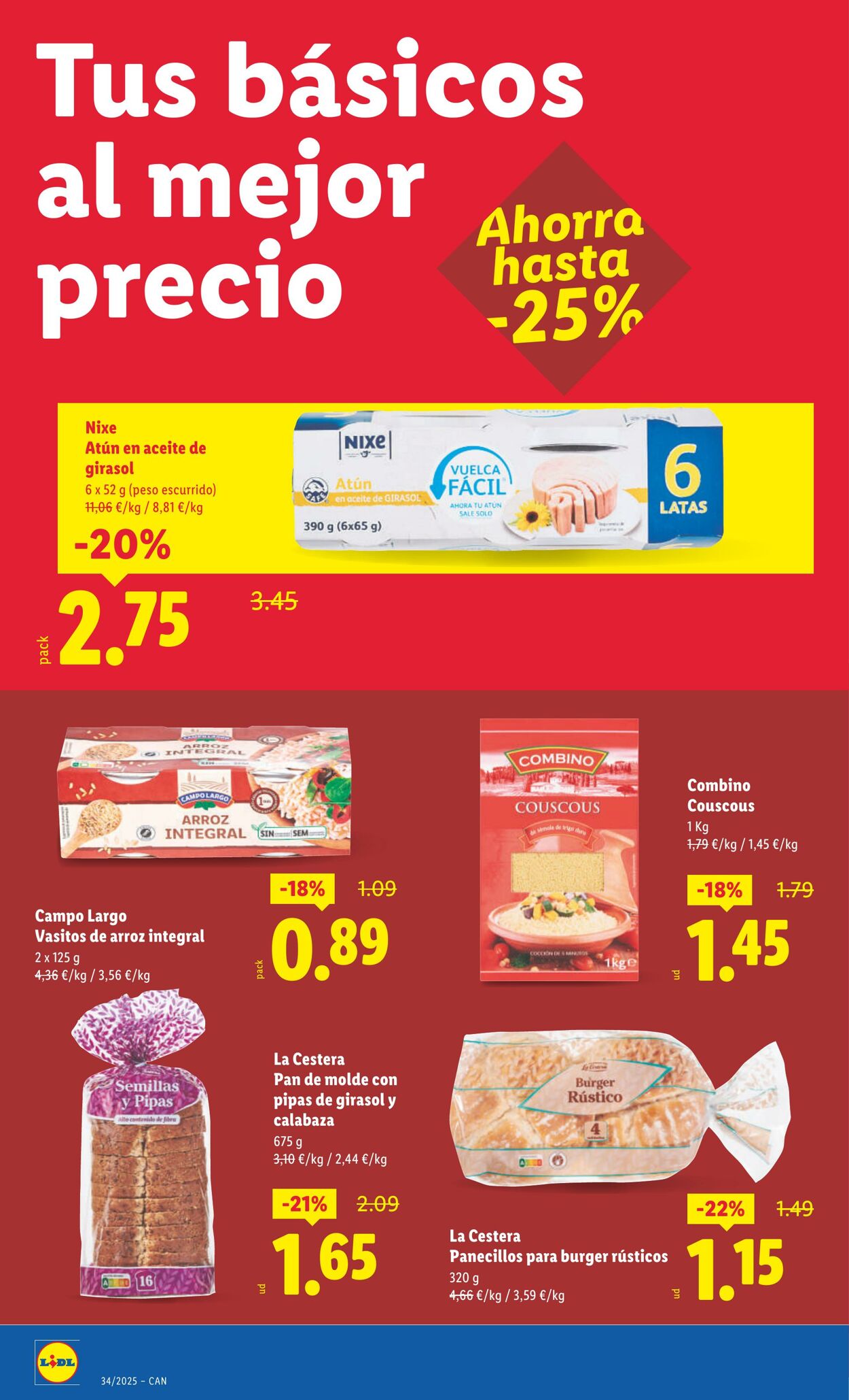 Folleto Lidl 18.08.2025 - 24.08.2025