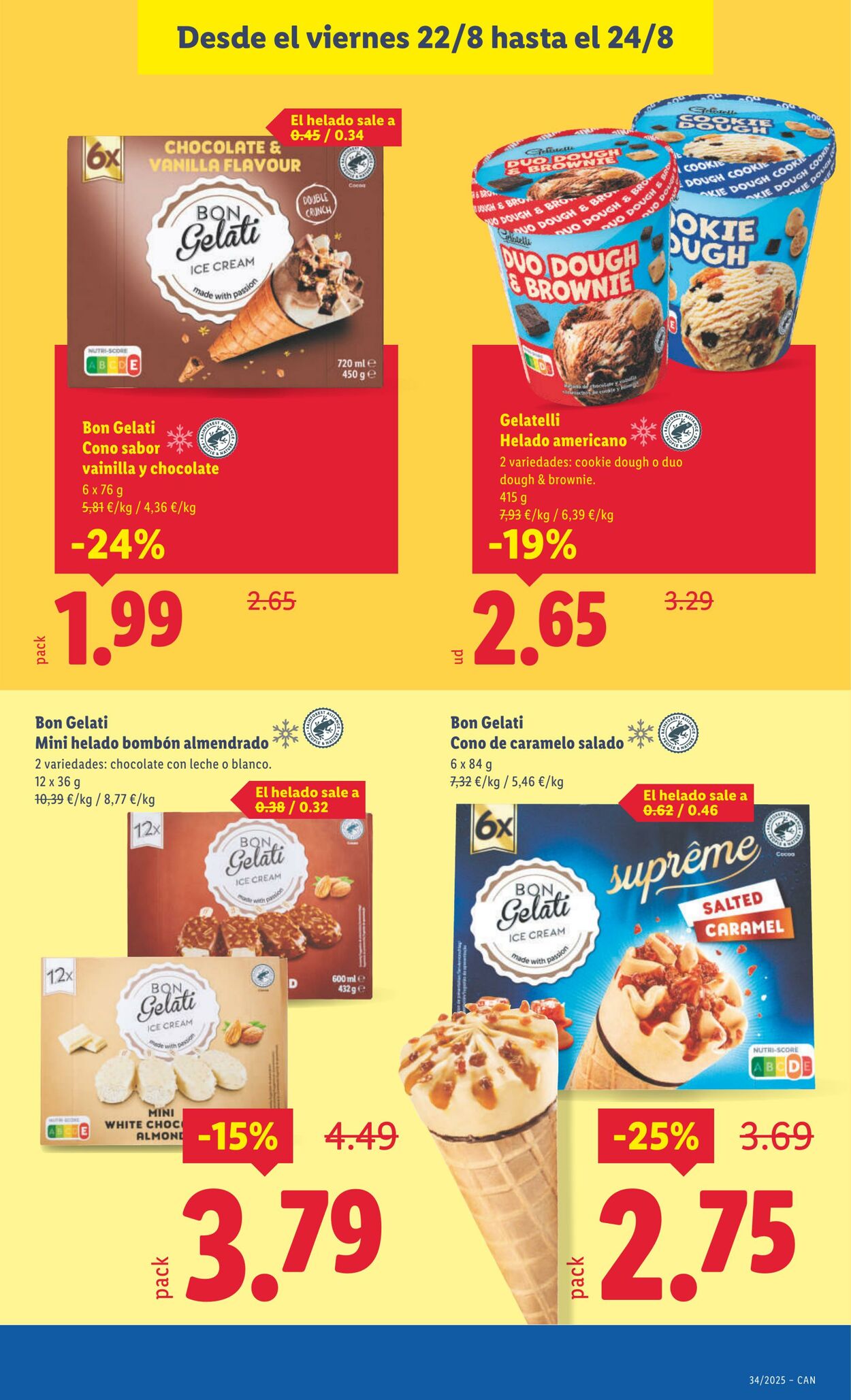 Folleto Lidl 18.08.2025 - 24.08.2025