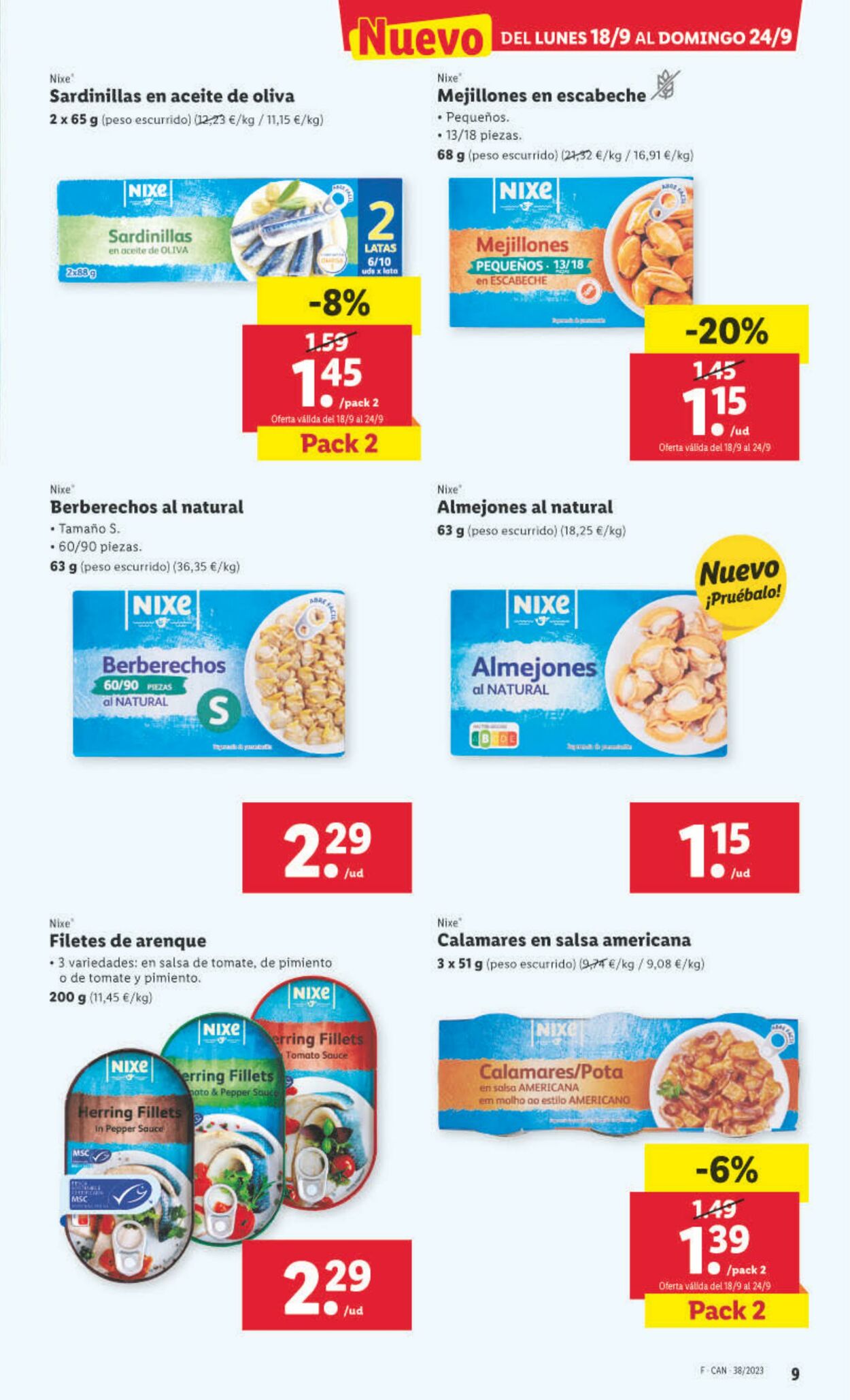 Folleto Lidl 18.09.2023 - 24.09.2023