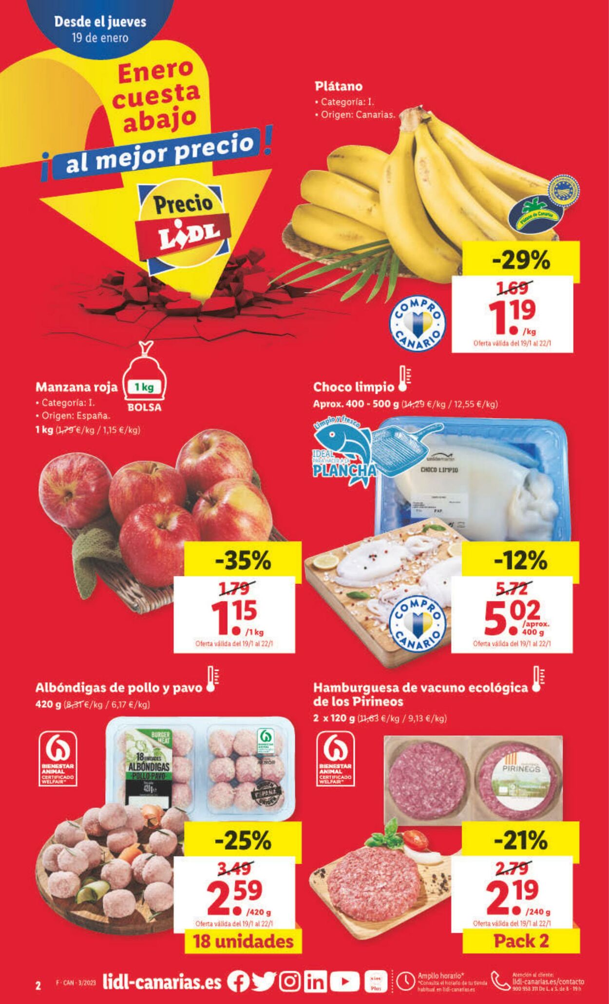 Folleto Lidl 19.01.2023 - 25.01.2023