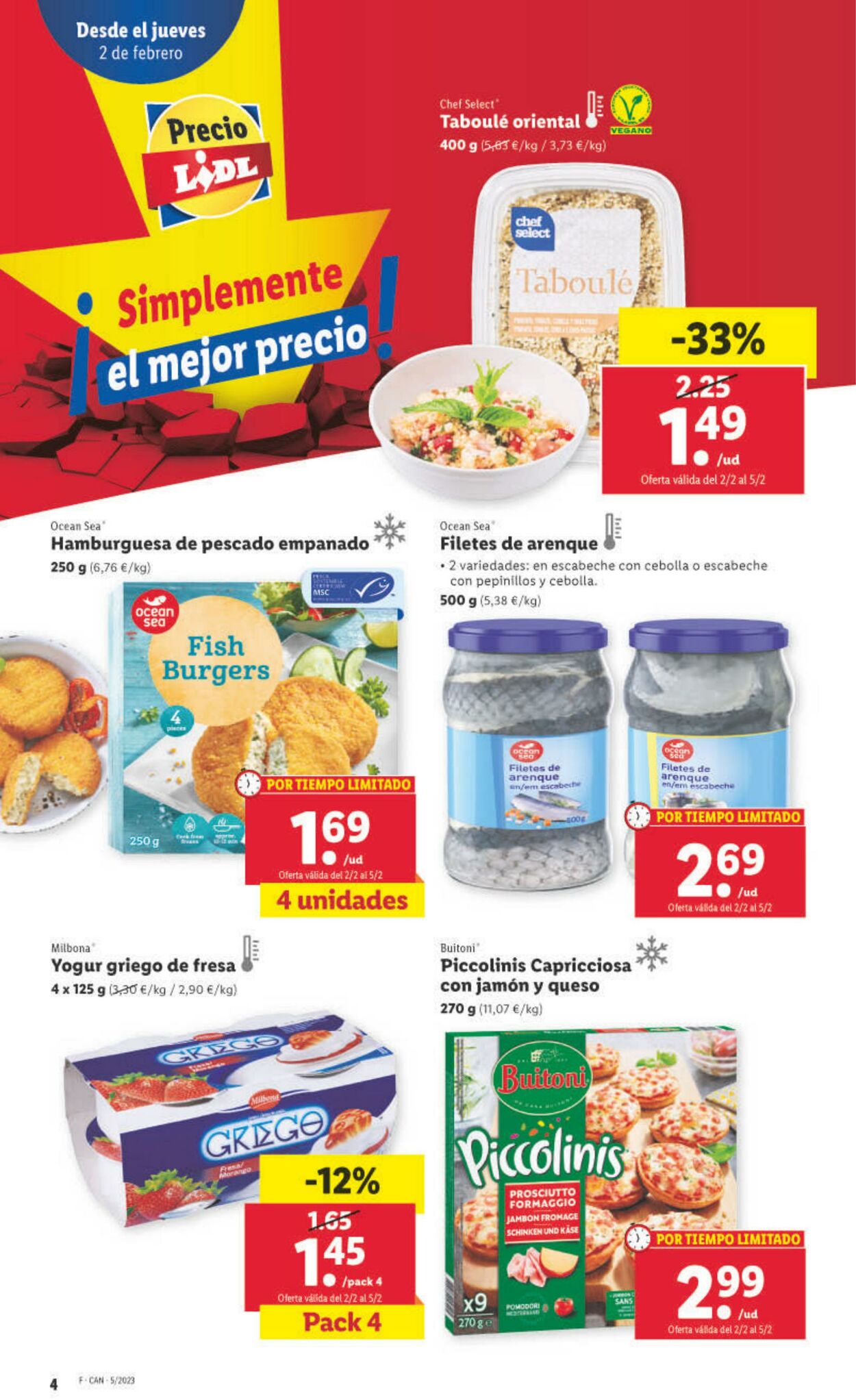 Folleto Lidl 02.02.2023 - 08.02.2023