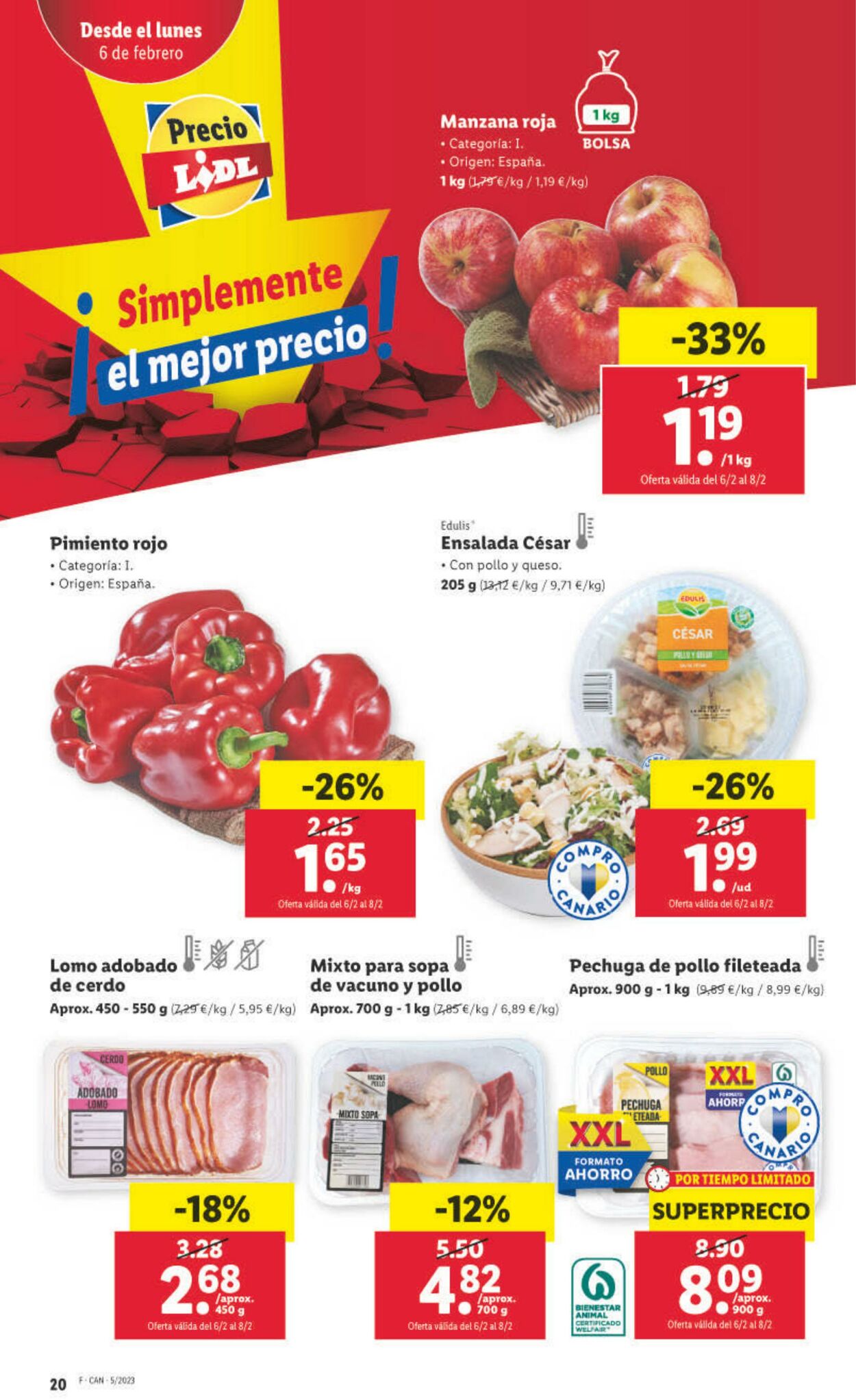 Folleto Lidl 02.02.2023 - 08.02.2023