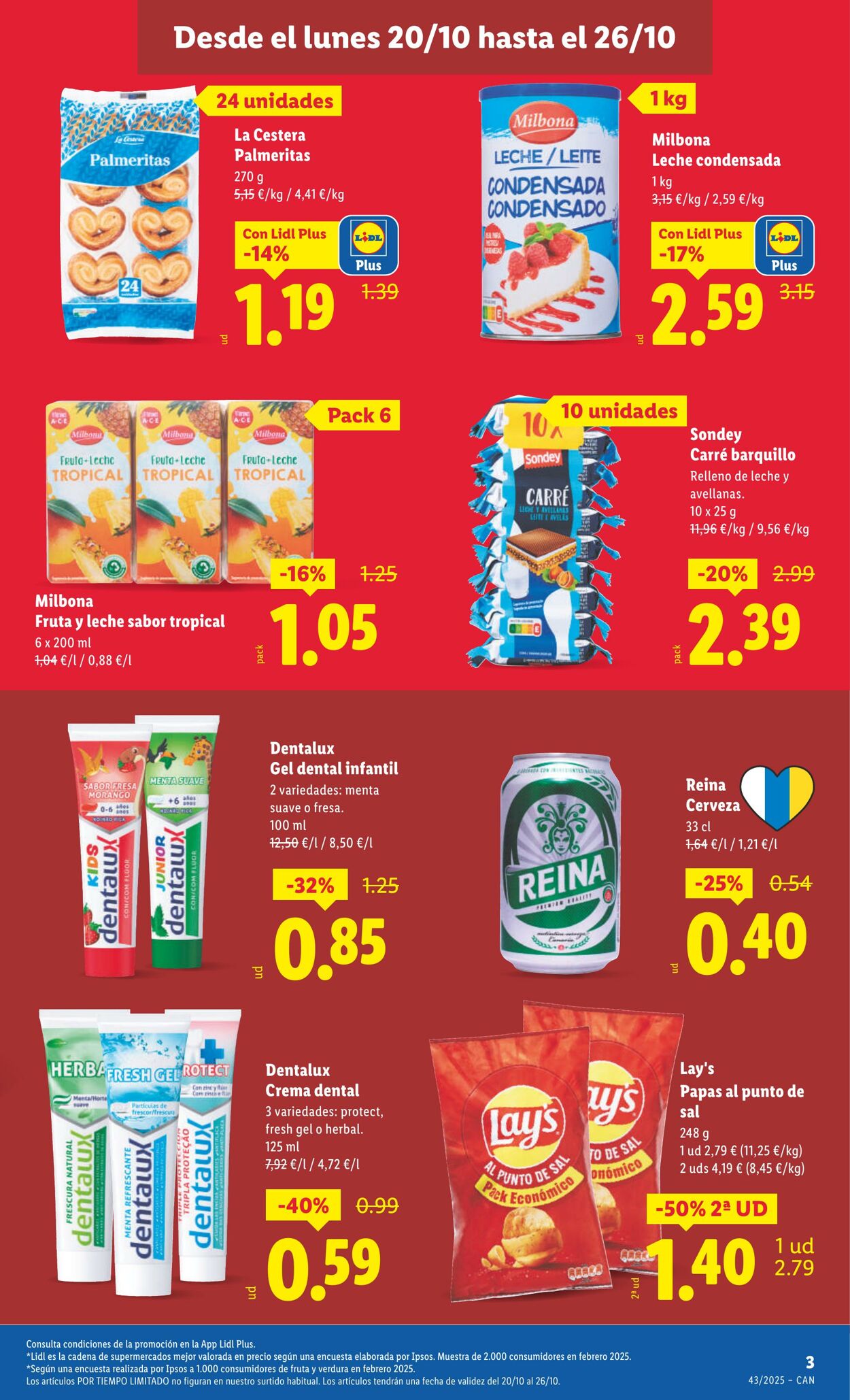 Folleto Lidl 20.10.2025 - 26.10.2025