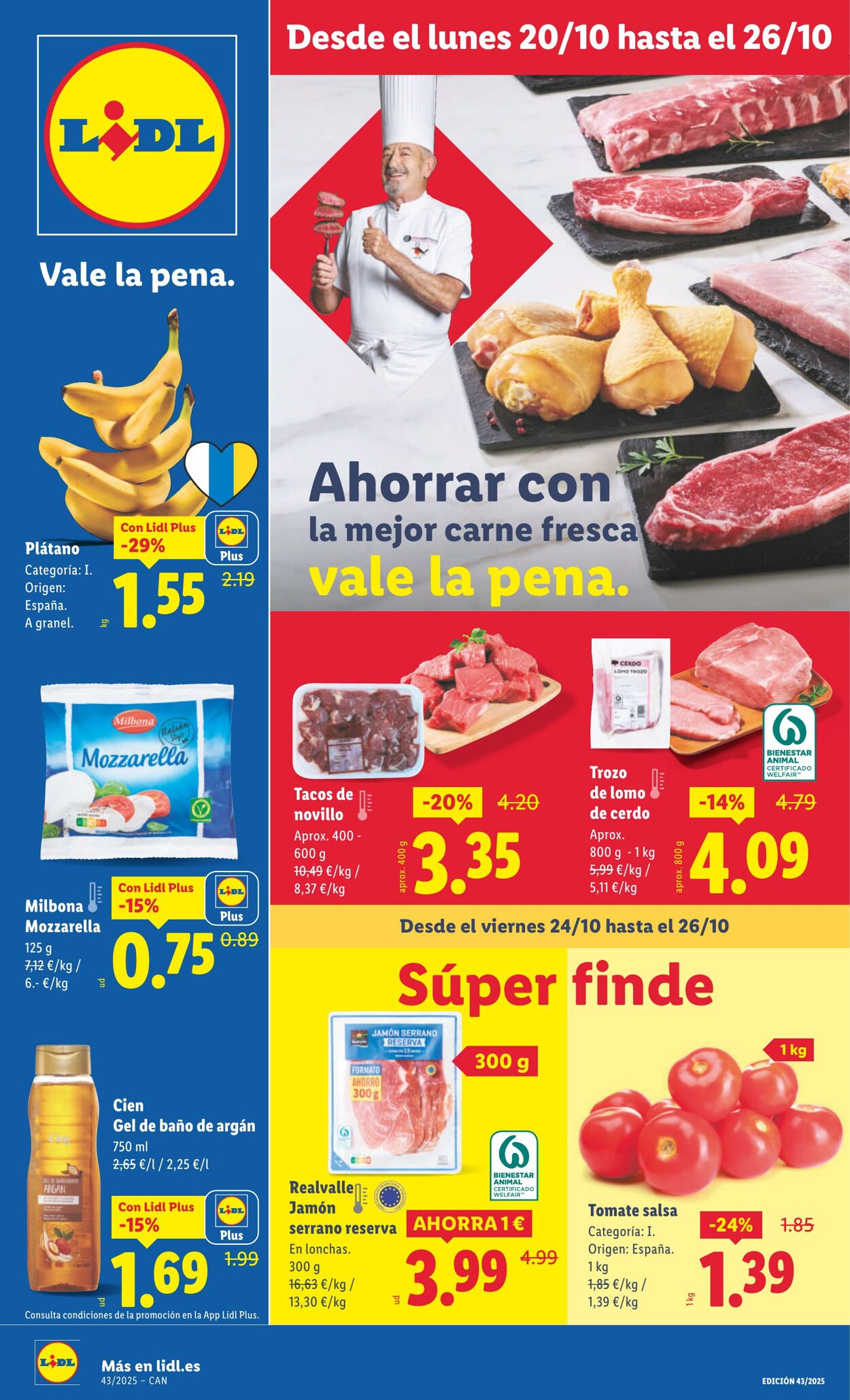 Folleto Lidl 20.10.2025 - 26.10.2025