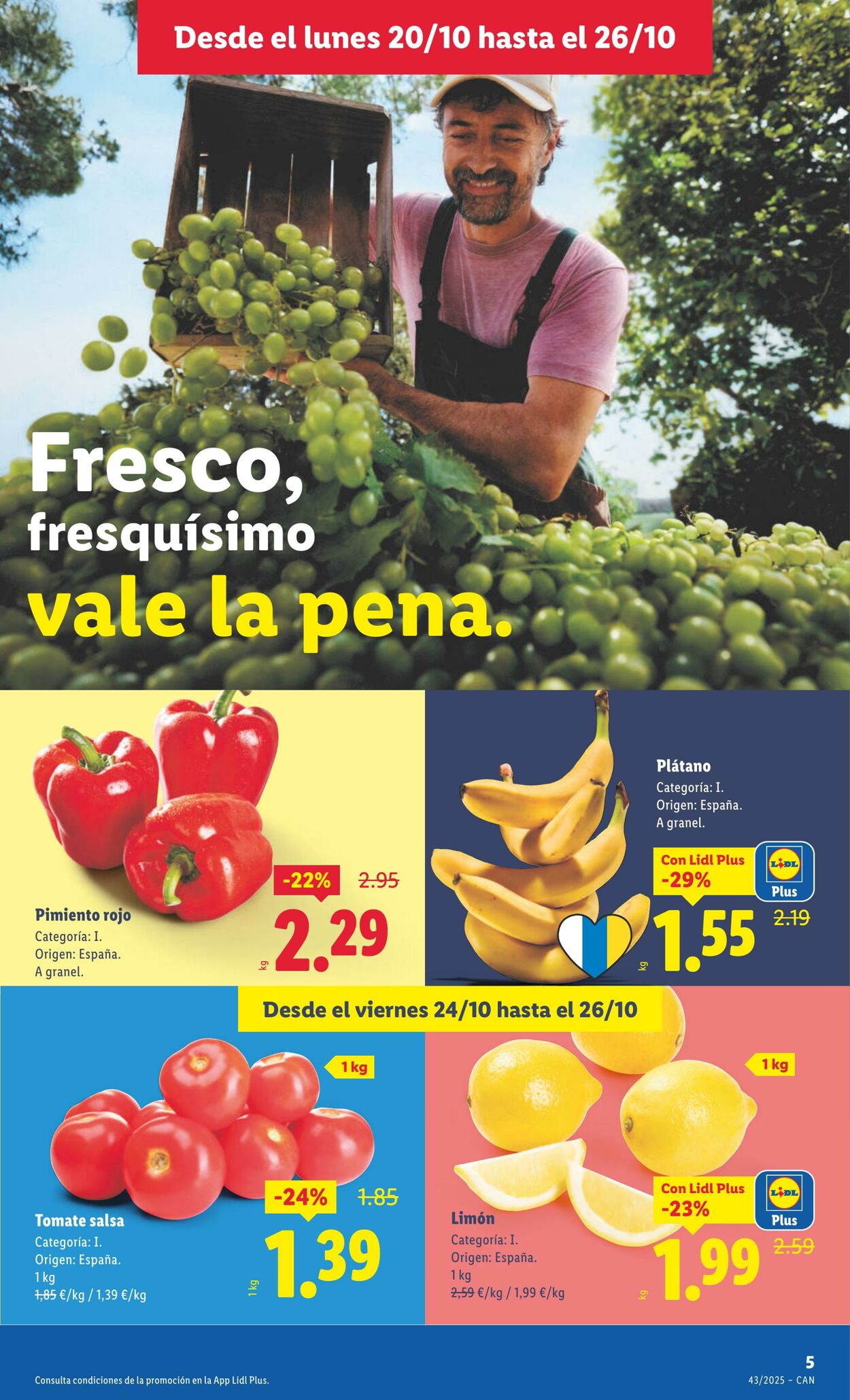Folleto Lidl 20.10.2025 - 26.10.2025