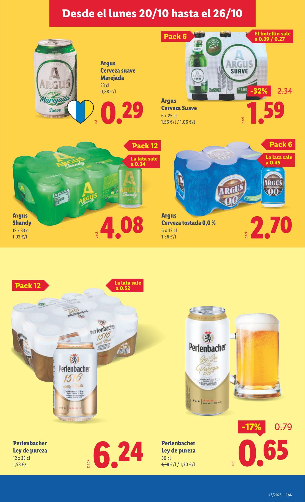 Folleto Lidl 20.10.2025 - 26.10.2025