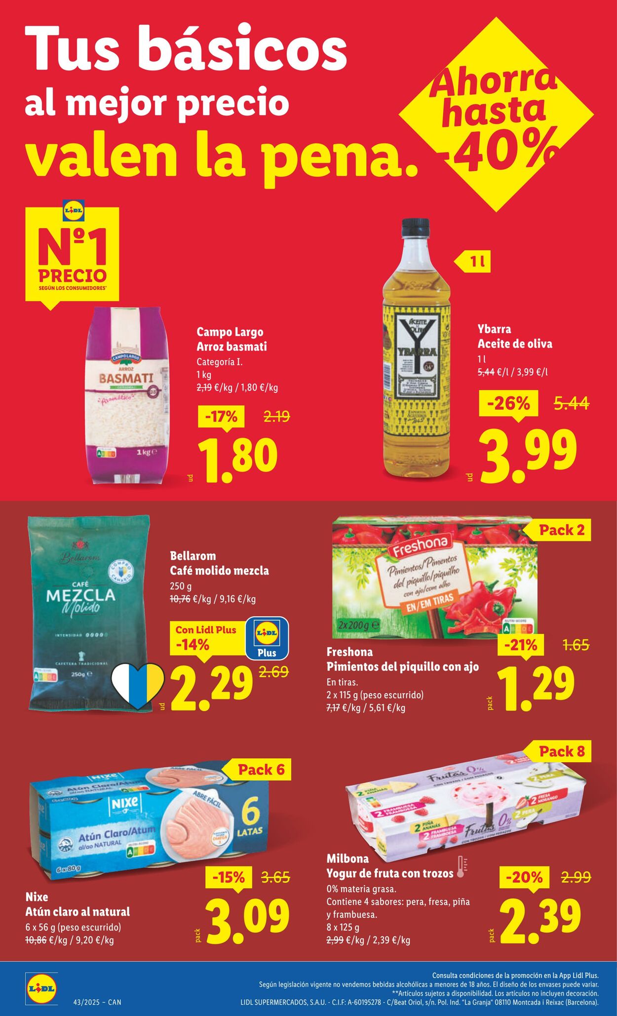 Folleto Lidl 20.10.2025 - 26.10.2025