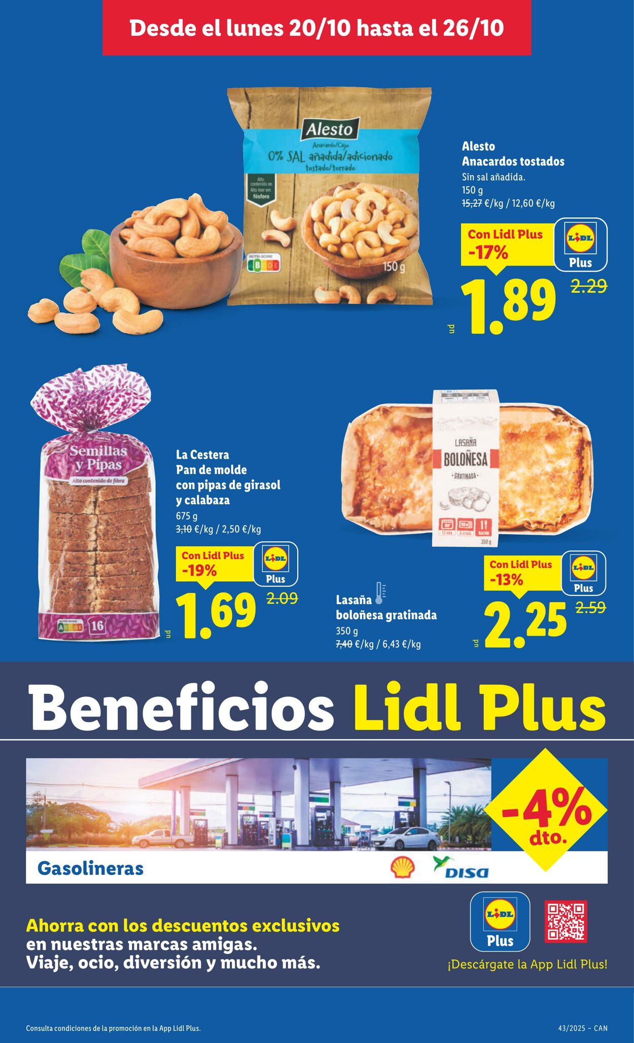 Folleto Lidl 20.10.2025 - 26.10.2025