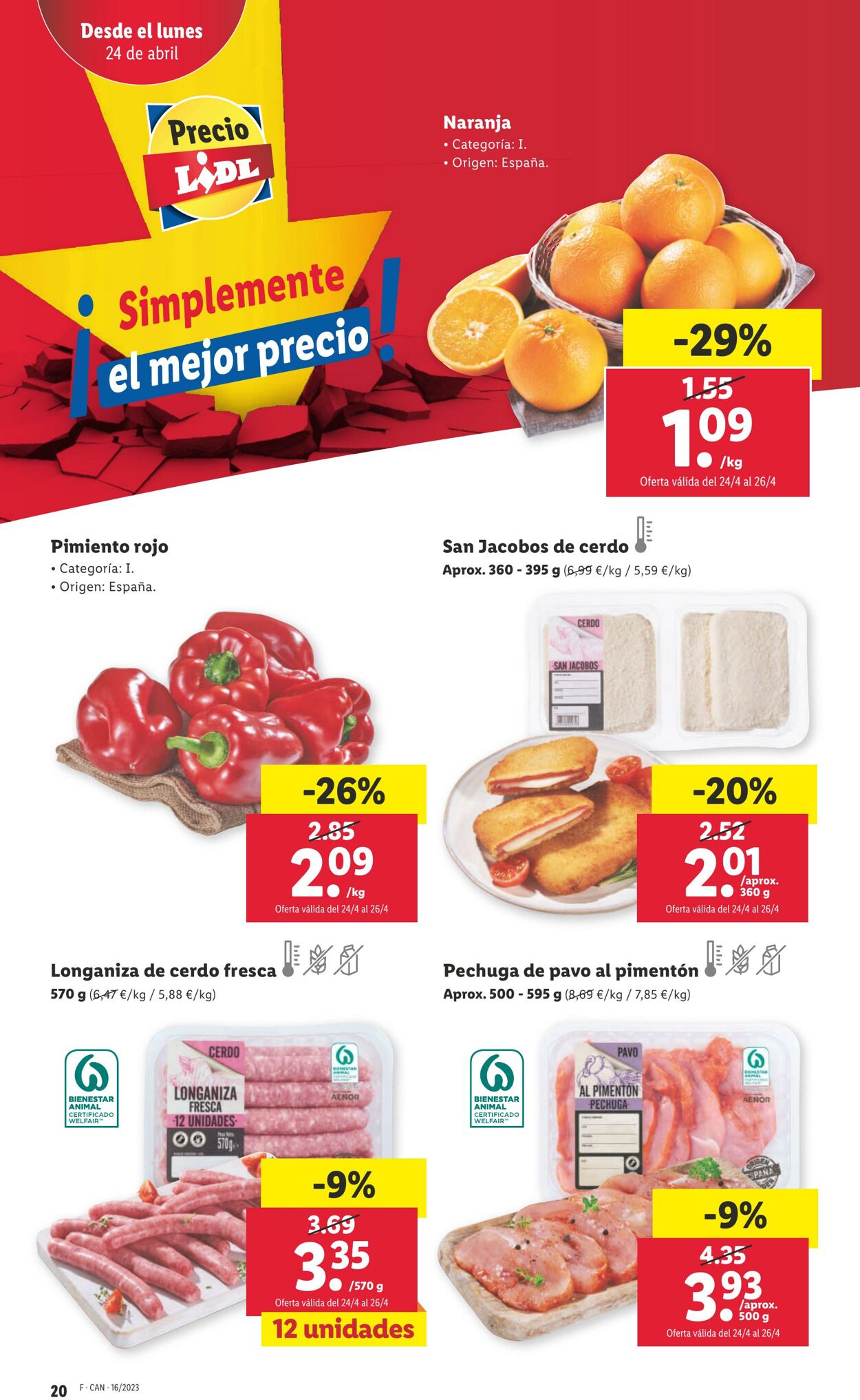 Folleto Lidl 20.04.2023 - 26.04.2023