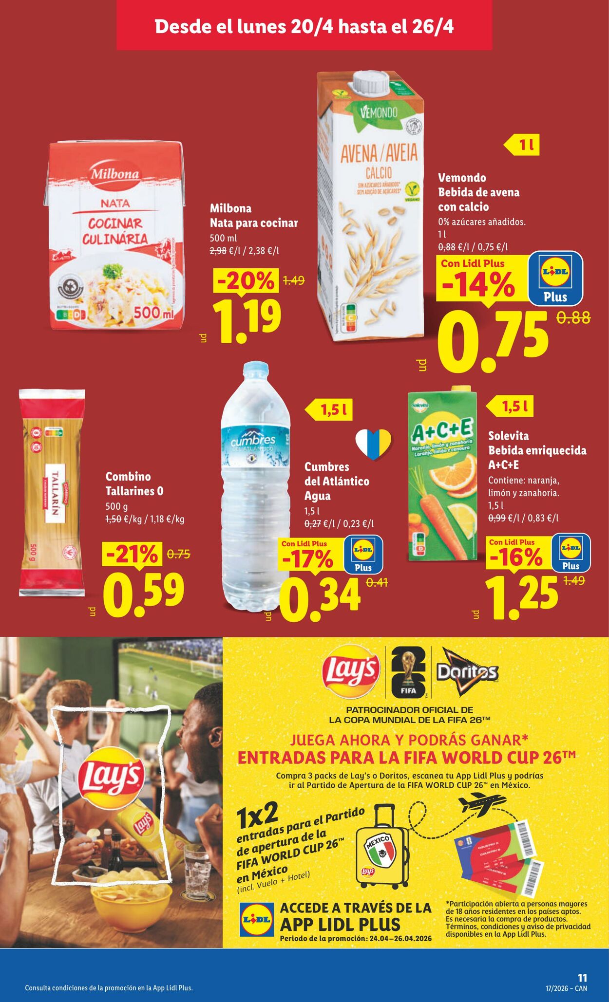 Folleto Lidl 20.04.2026 - 26.04.2026