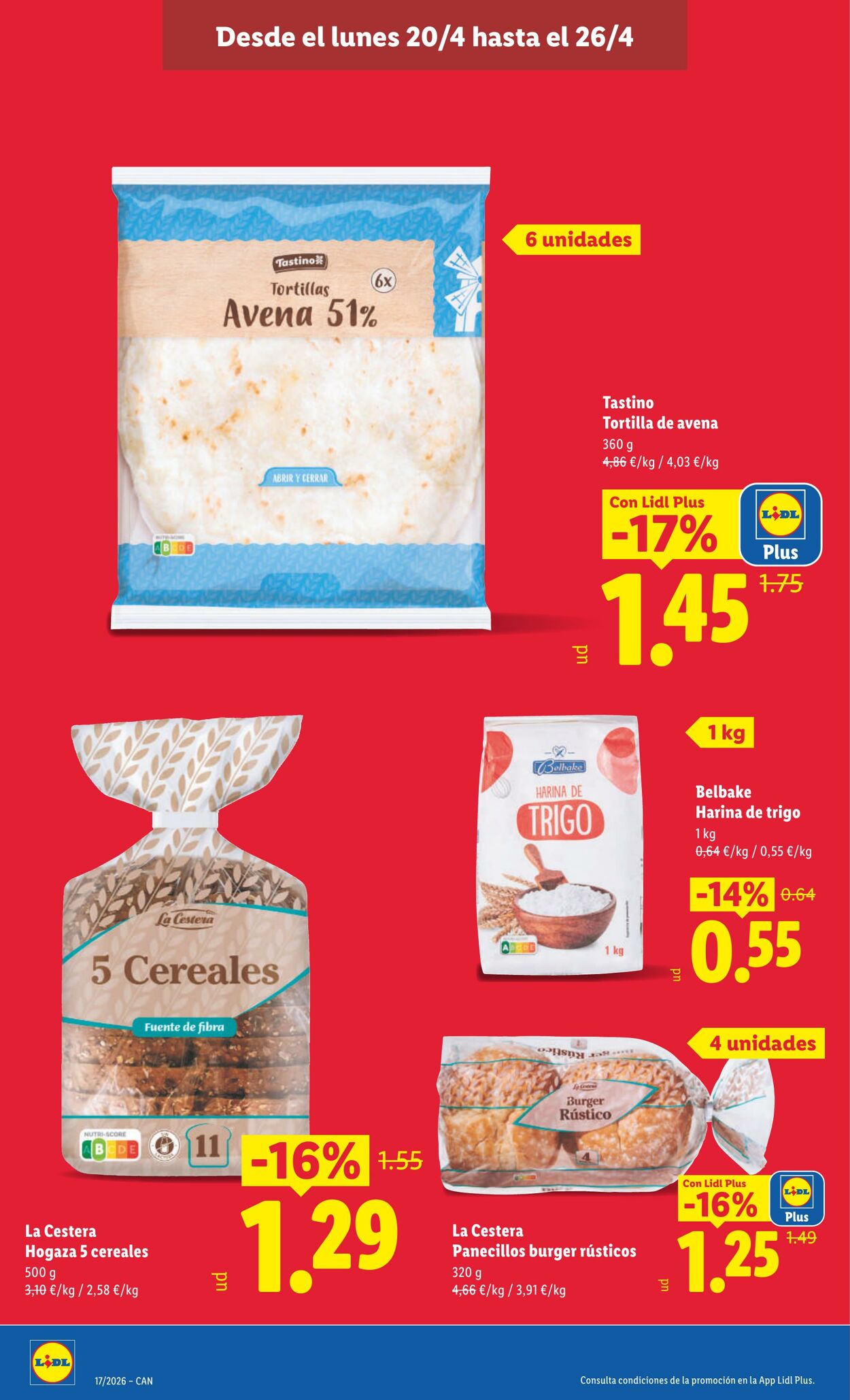 Folleto Lidl 20.04.2026 - 26.04.2026