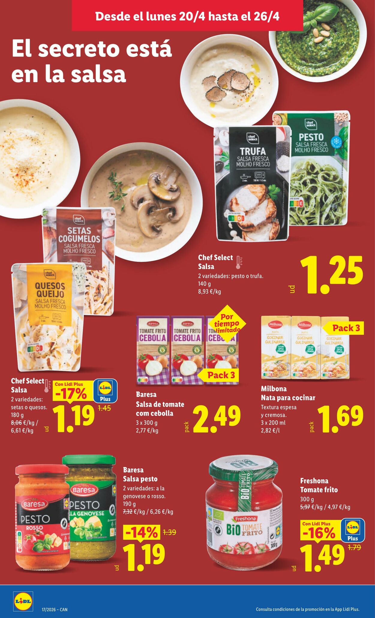 Folleto Lidl 20.04.2026 - 26.04.2026