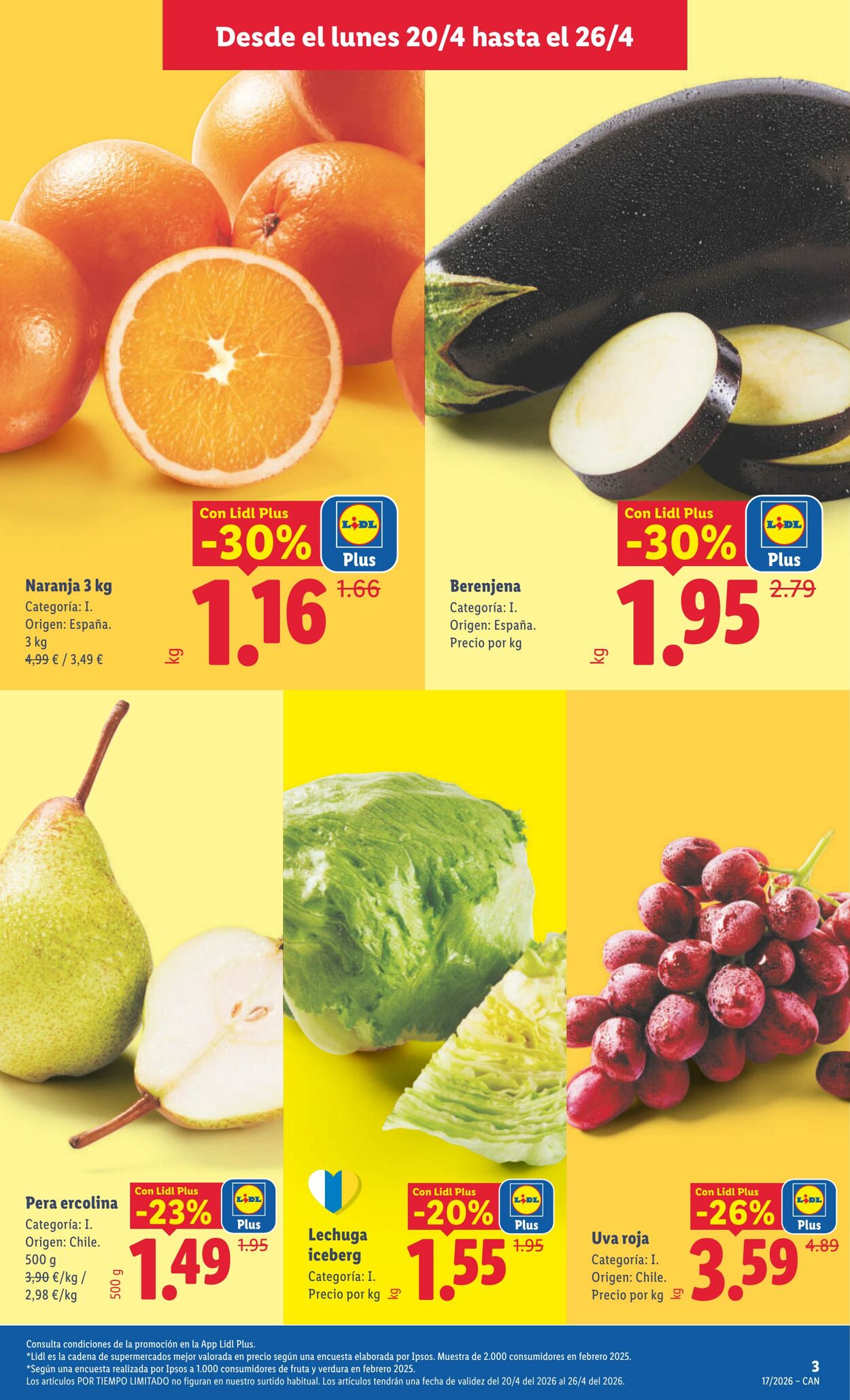 Folleto Lidl 20.04.2026 - 26.04.2026