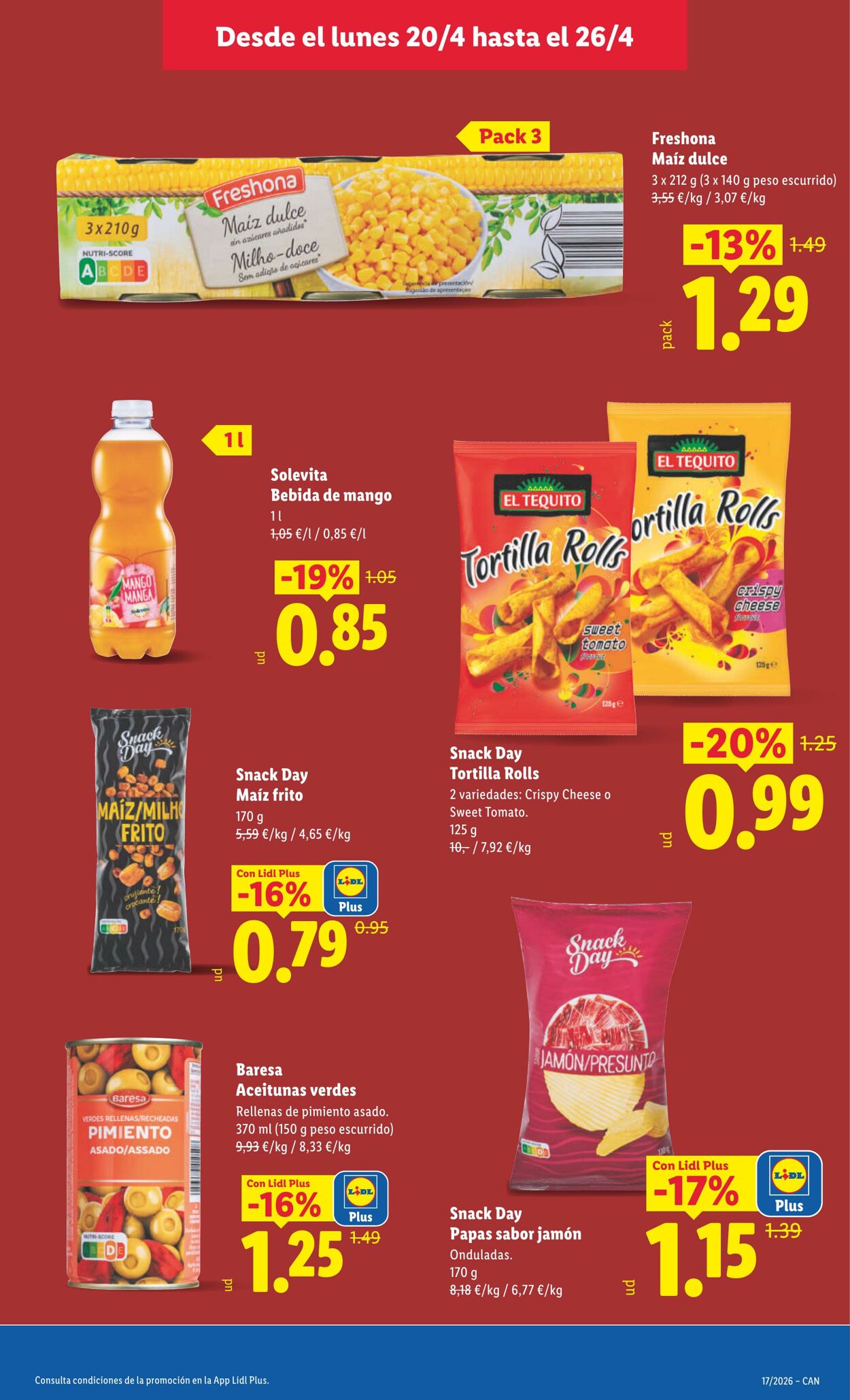 Folleto Lidl 20.04.2026 - 26.04.2026