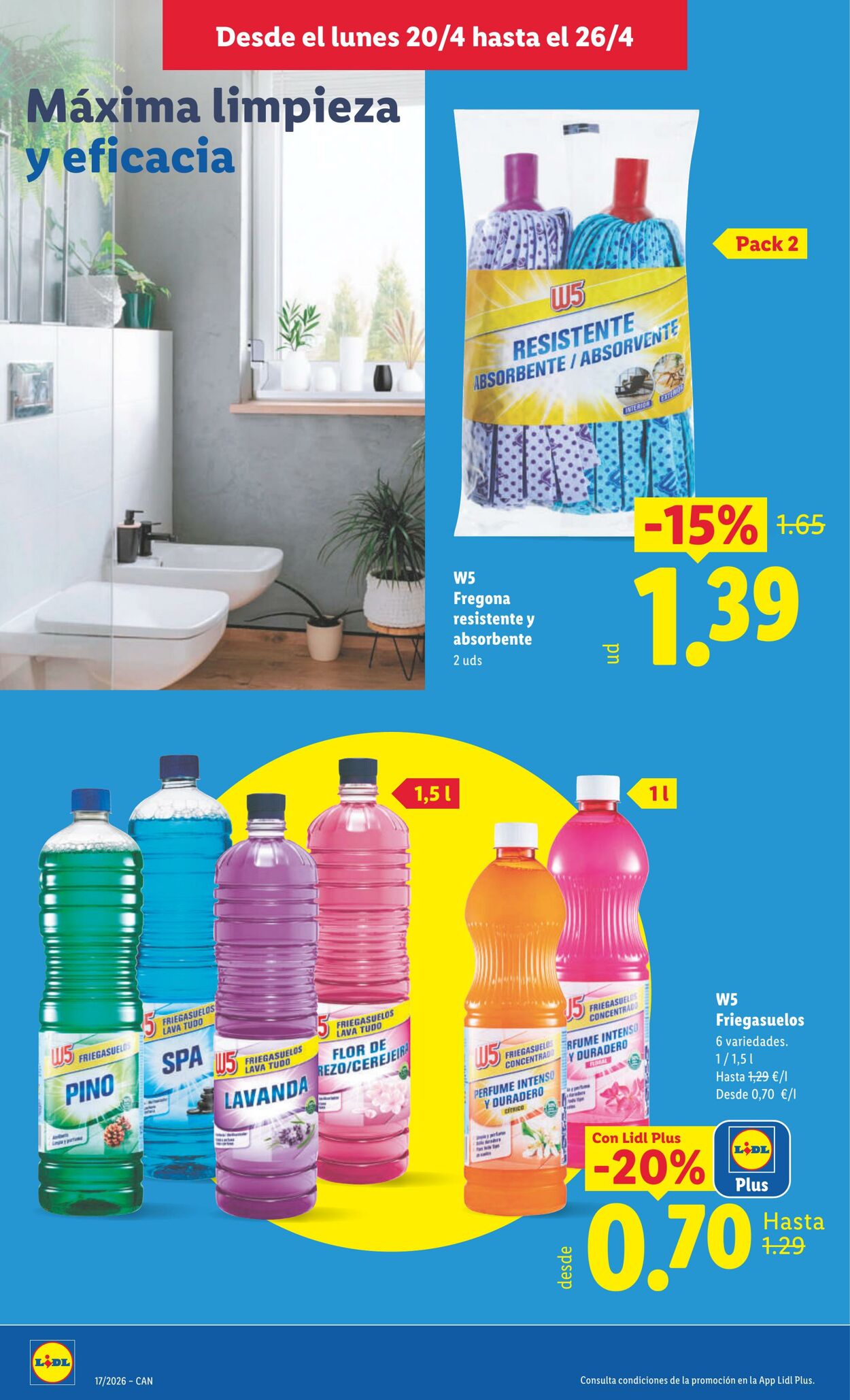 Folleto Lidl 20.04.2026 - 26.04.2026