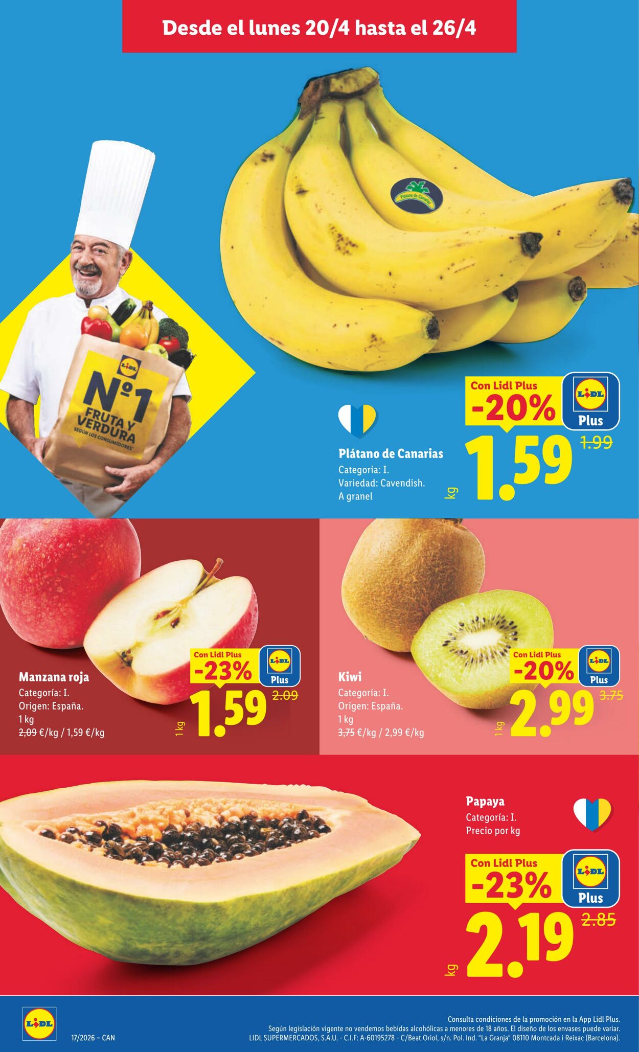 Folleto Lidl 20.04.2026 - 26.04.2026
