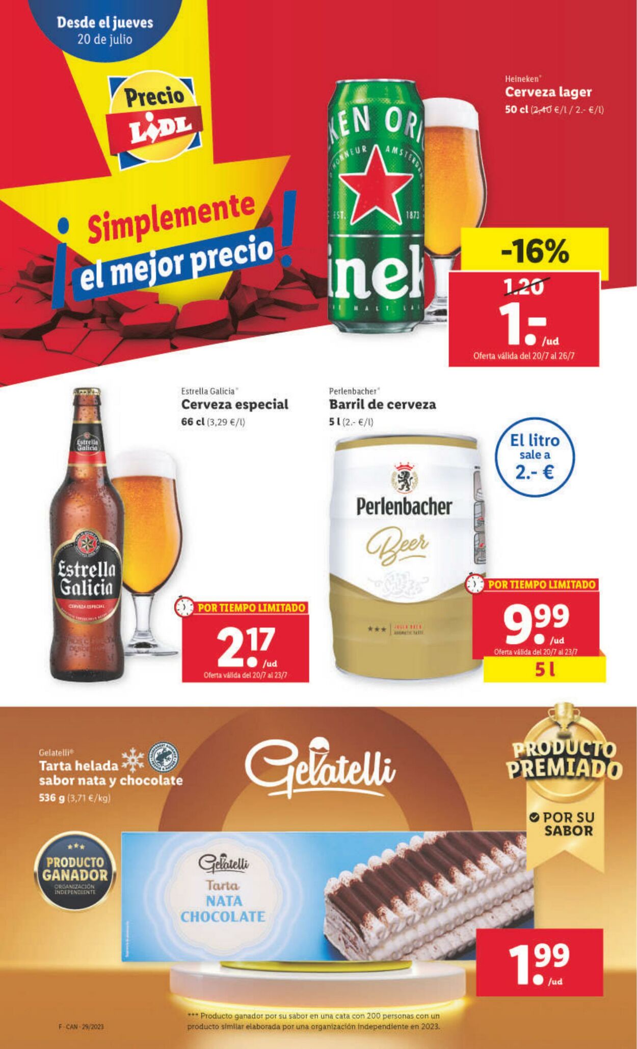 Folleto Lidl 20.07.2023 - 26.07.2023