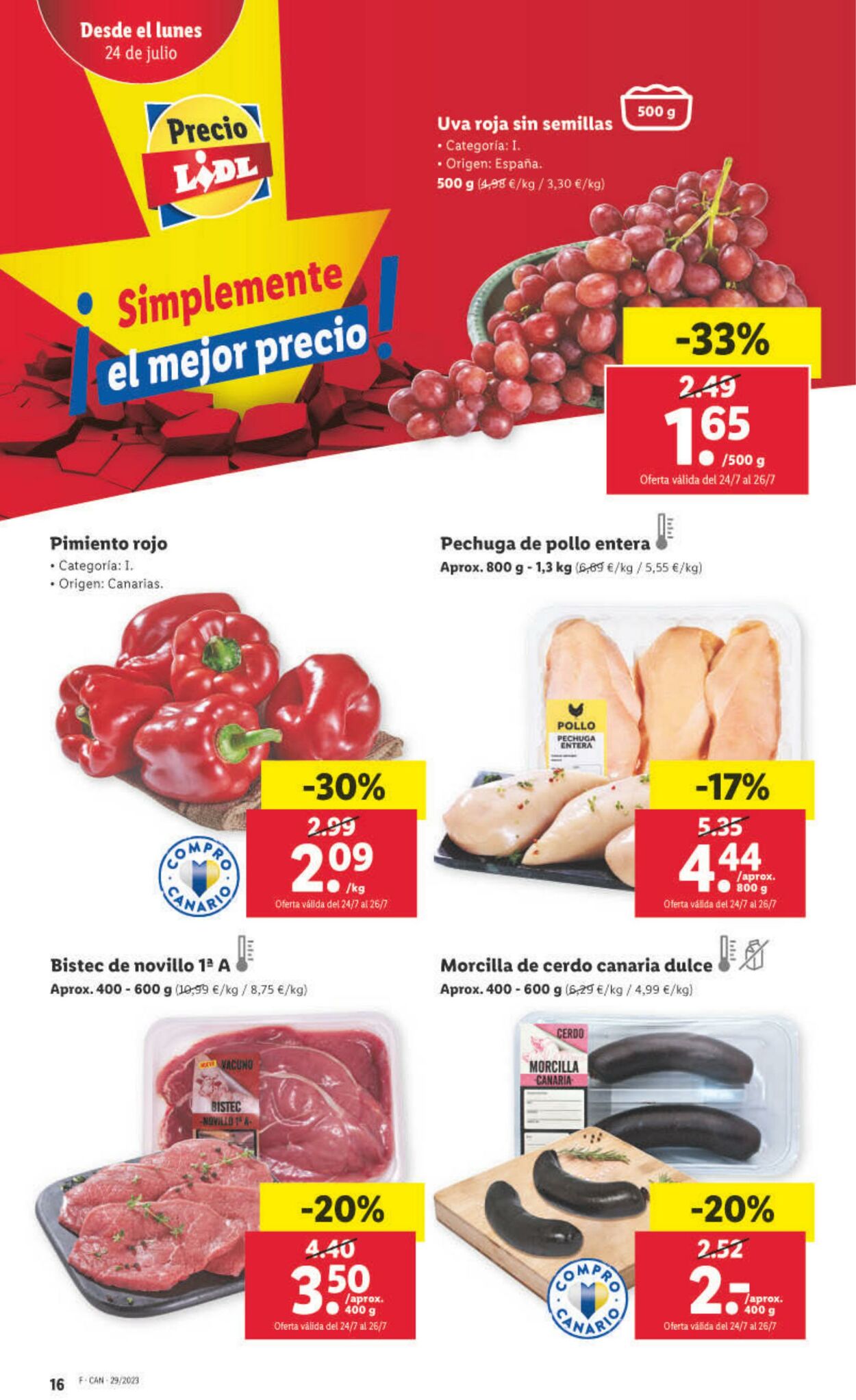 Folleto Lidl 20.07.2023 - 26.07.2023