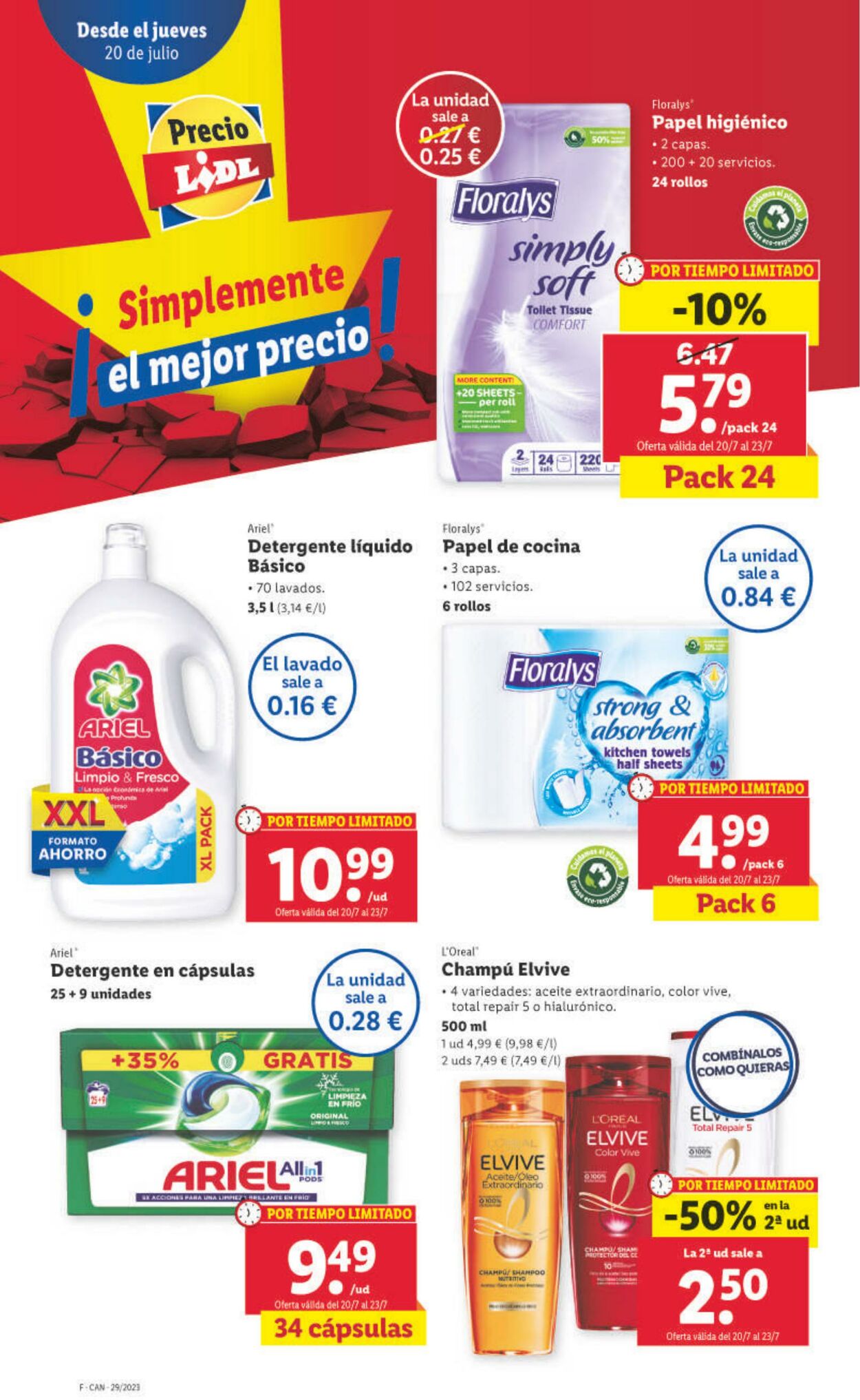 Folleto Lidl 20.07.2023 - 26.07.2023