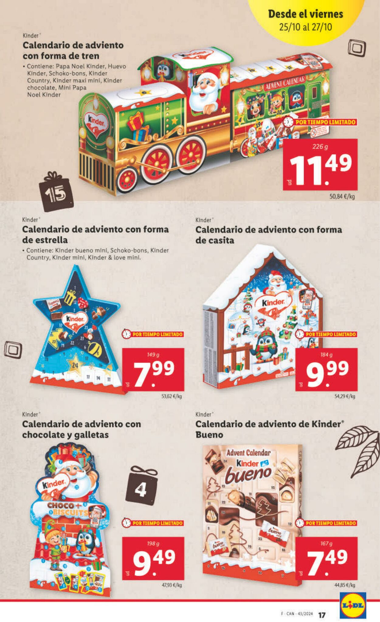 Folleto Lidl 21.10.2024 - 27.10.2024