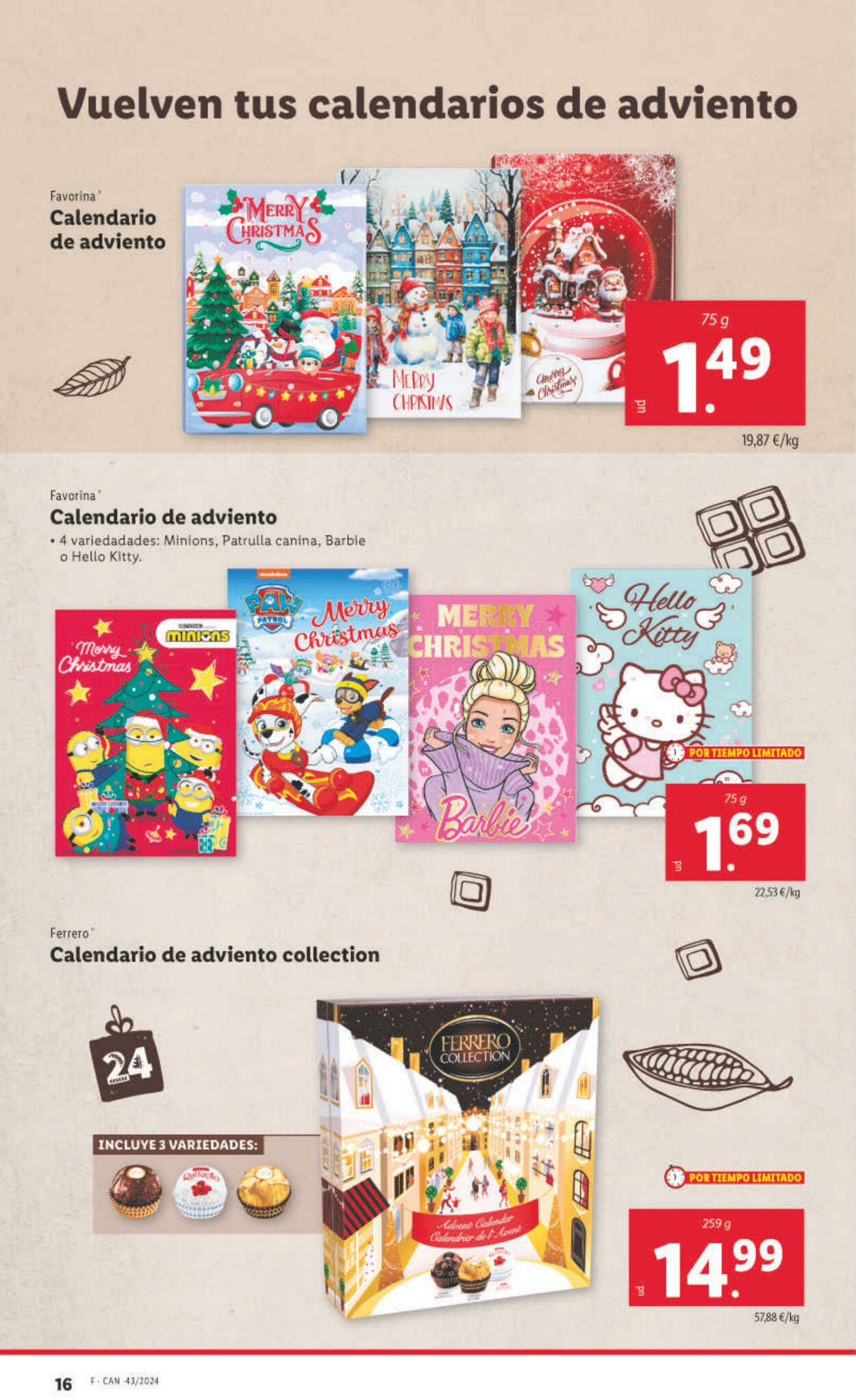 Folleto Lidl 21.10.2024 - 27.10.2024