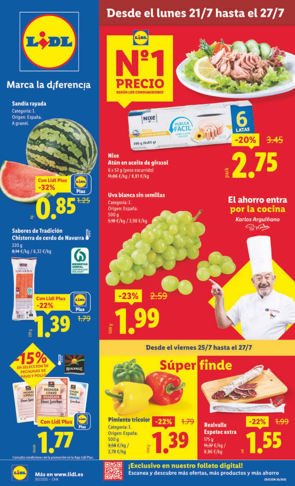 Folleto Lidl 21.07.2025 - 27.07.2025