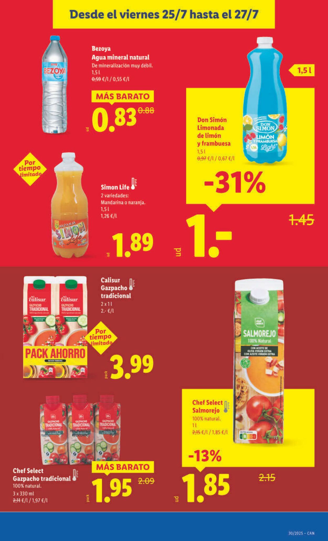 Folleto Lidl 21.07.2025 - 27.07.2025