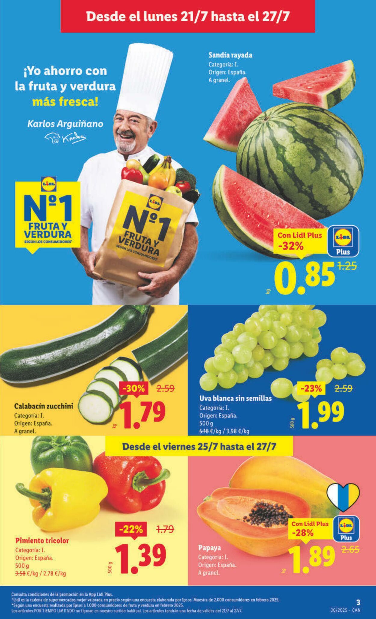 Folleto Lidl 21.07.2025 - 27.07.2025