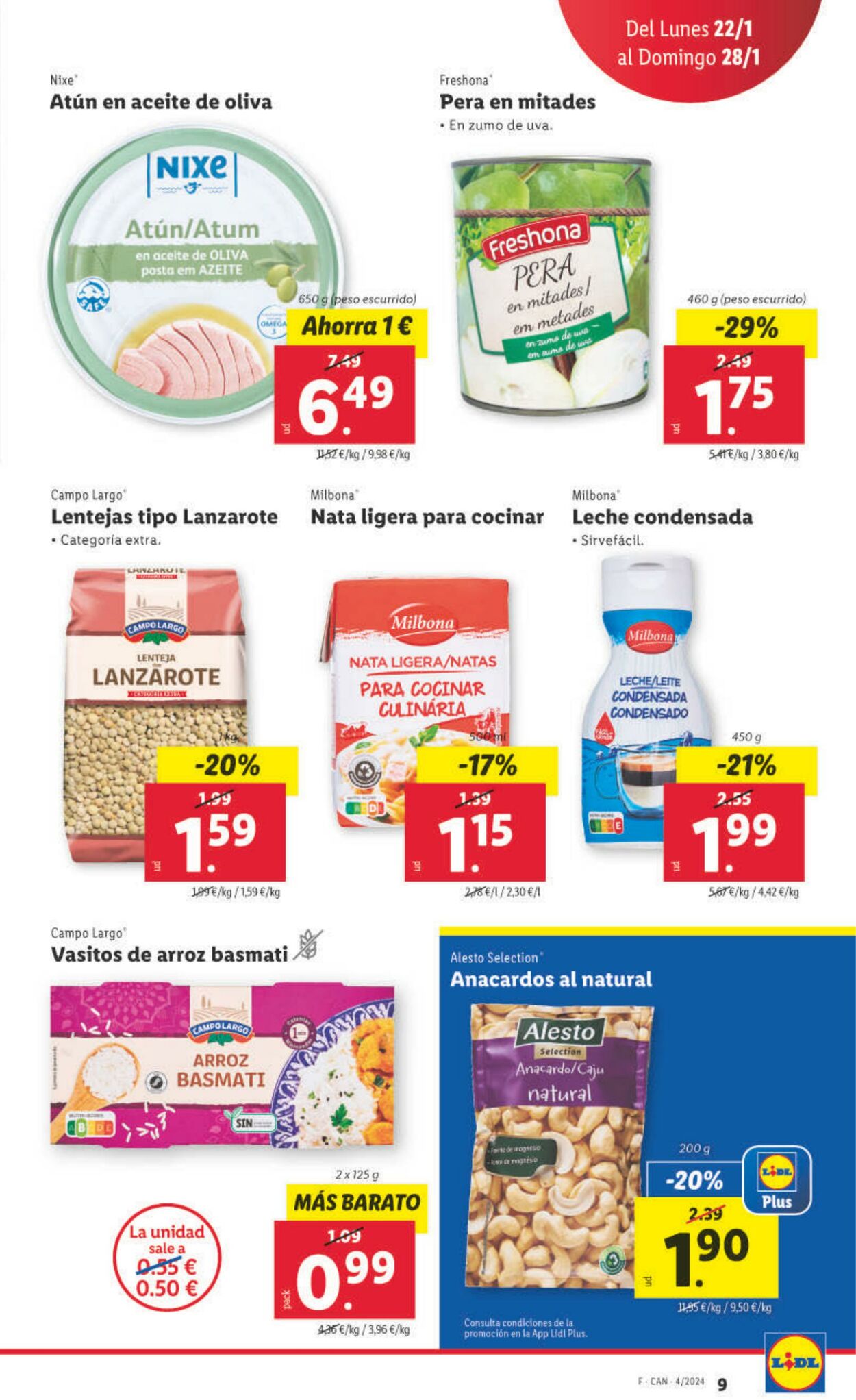 Folleto Lidl 22.01.2024 - 28.01.2024