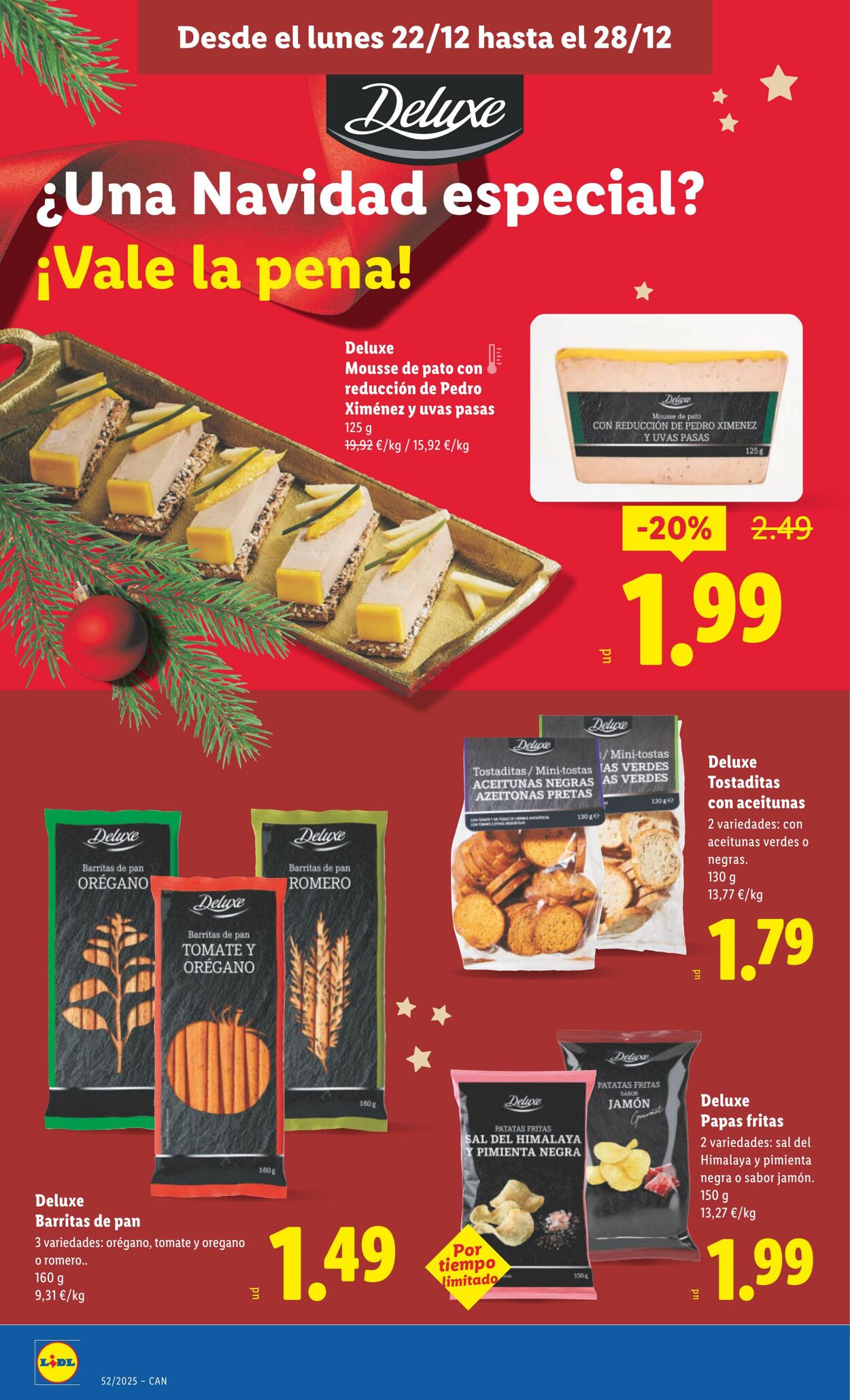 Folleto Lidl 22.12.2025 - 28.12.2025
