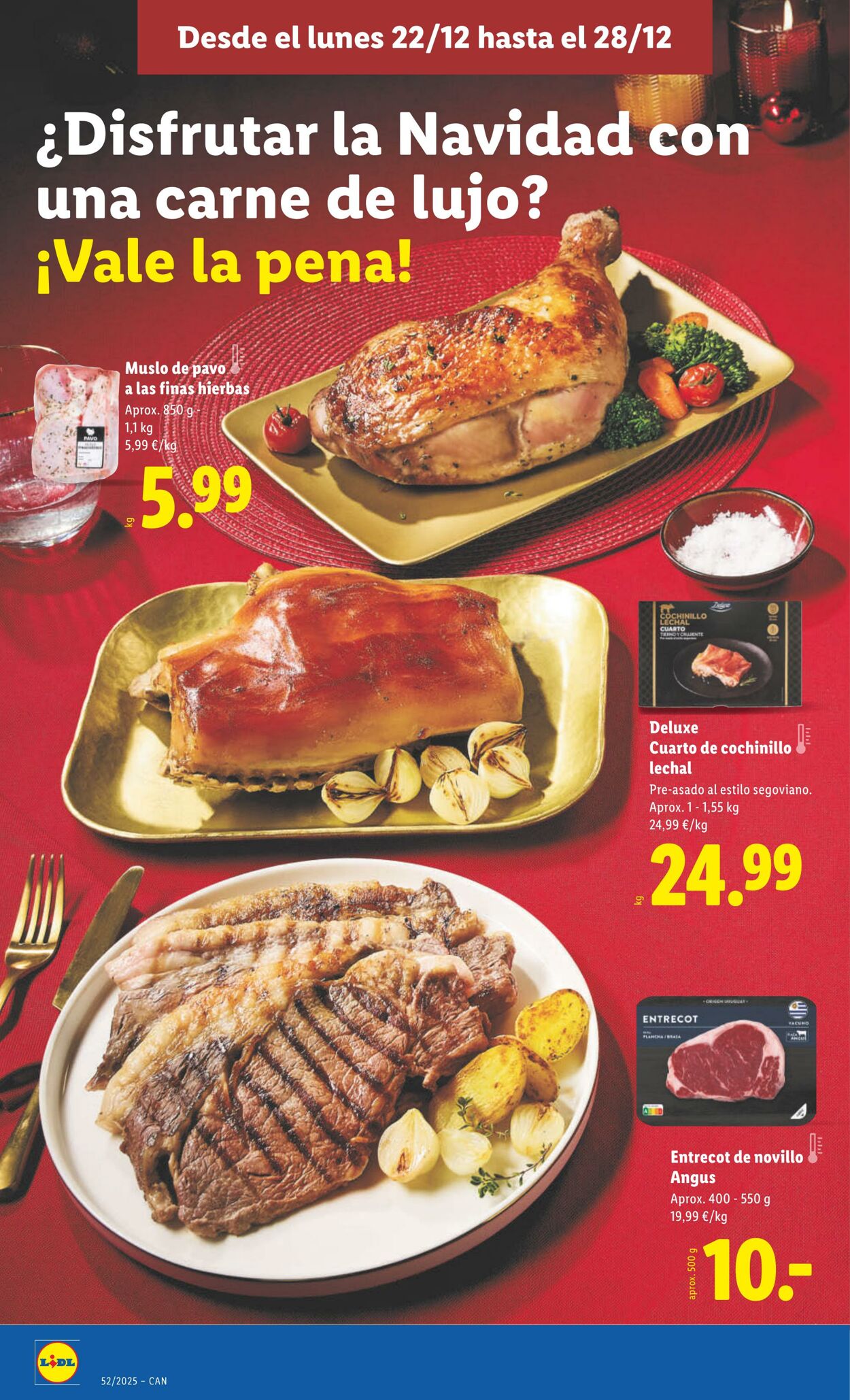 Folleto Lidl 22.12.2025 - 28.12.2025