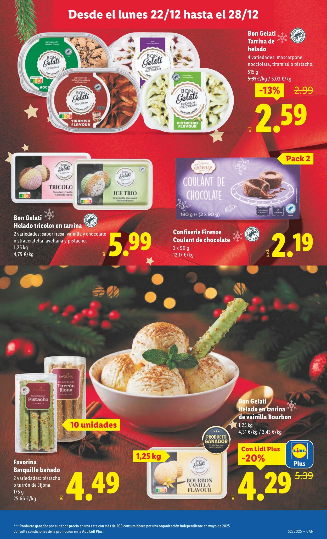 Folleto Lidl 22.12.2025 - 28.12.2025