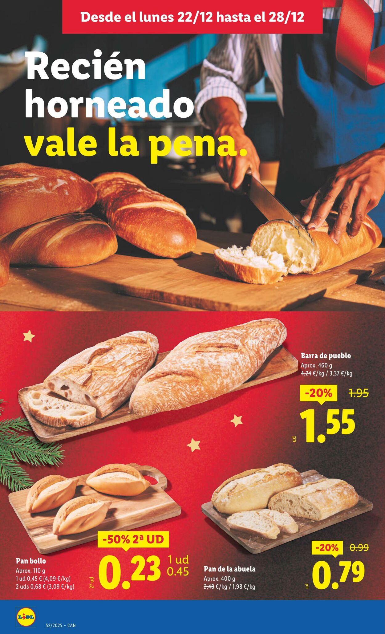 Folleto Lidl 22.12.2025 - 28.12.2025