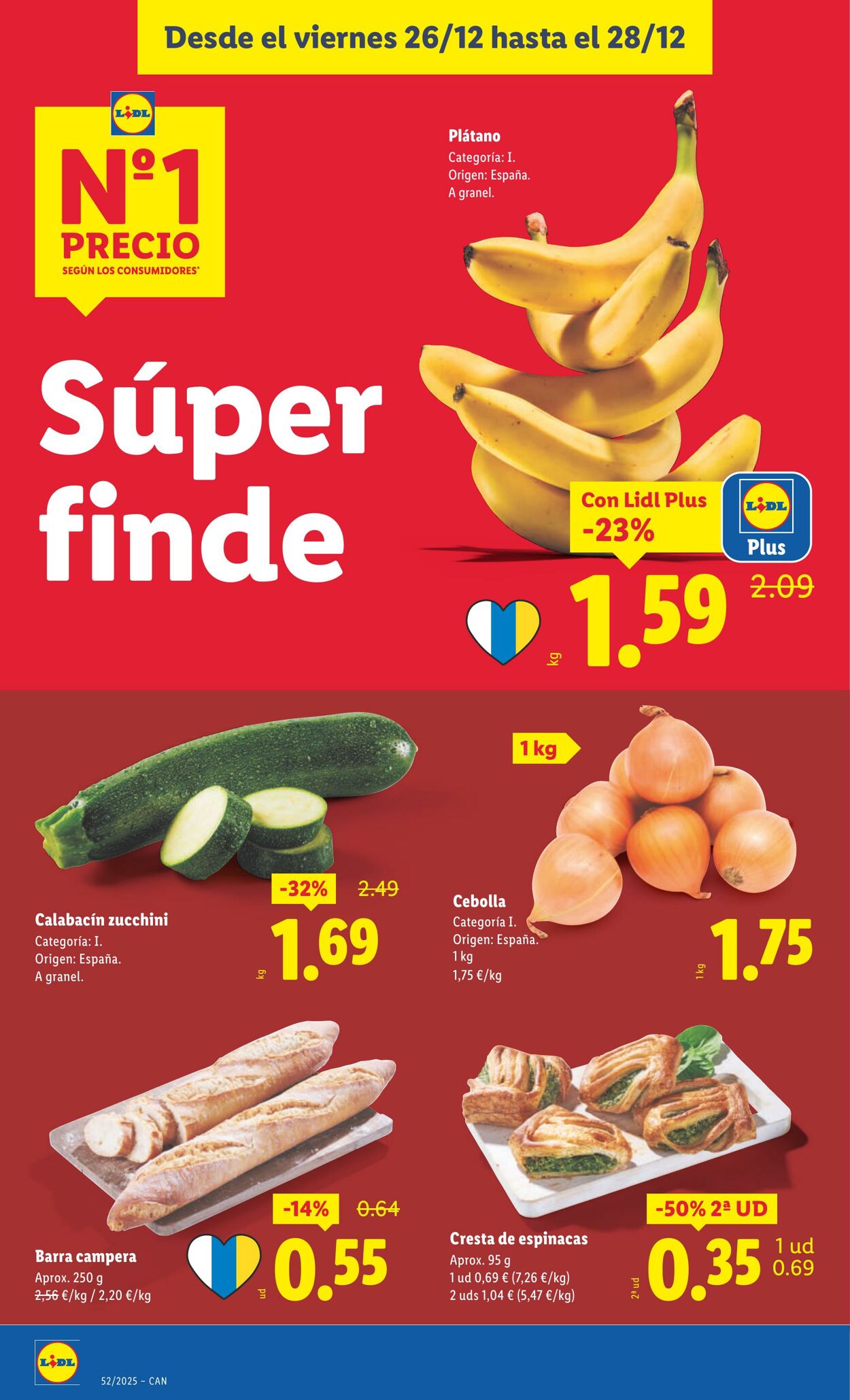 Folleto Lidl 22.12.2025 - 28.12.2025