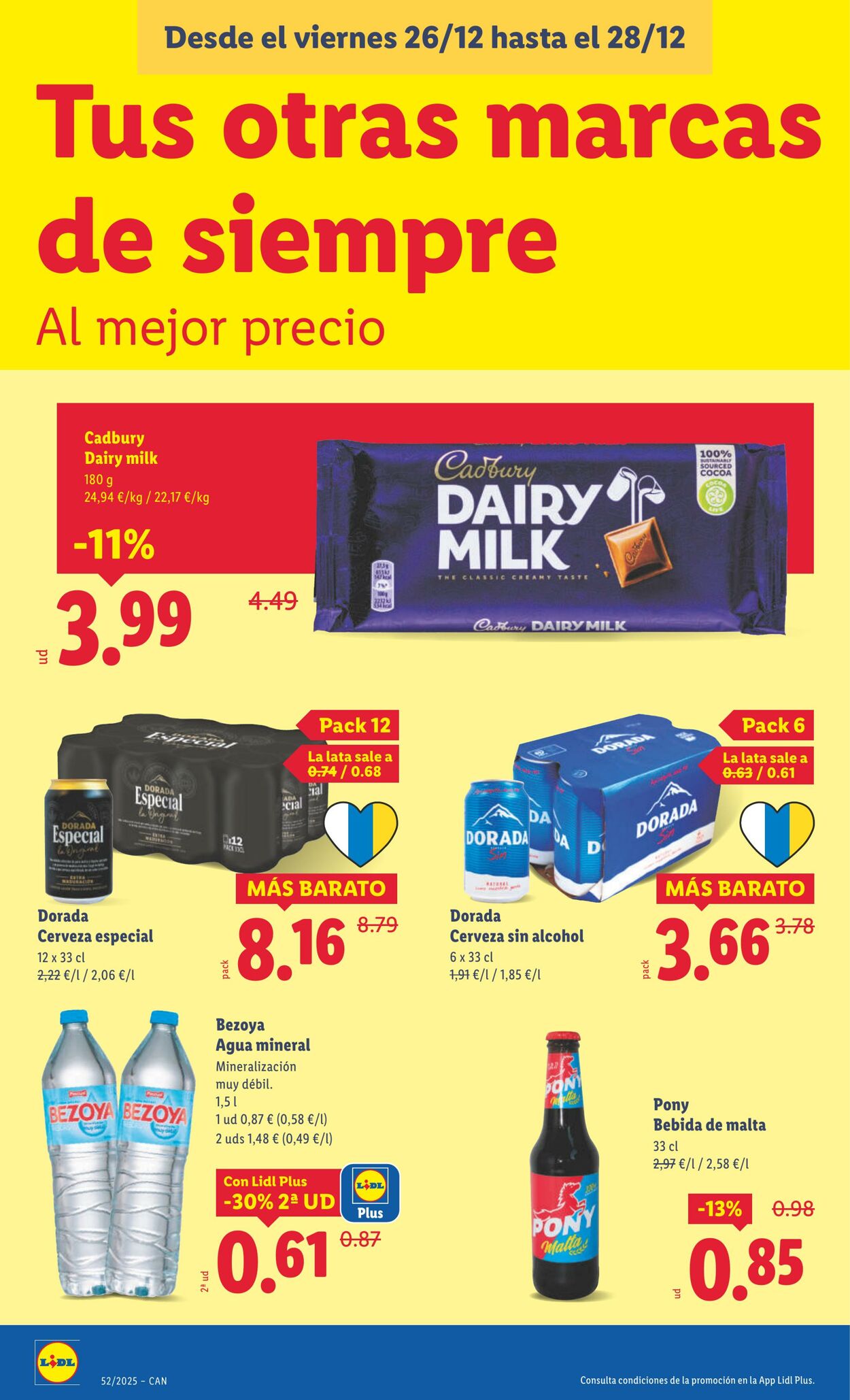 Folleto Lidl 22.12.2025 - 28.12.2025