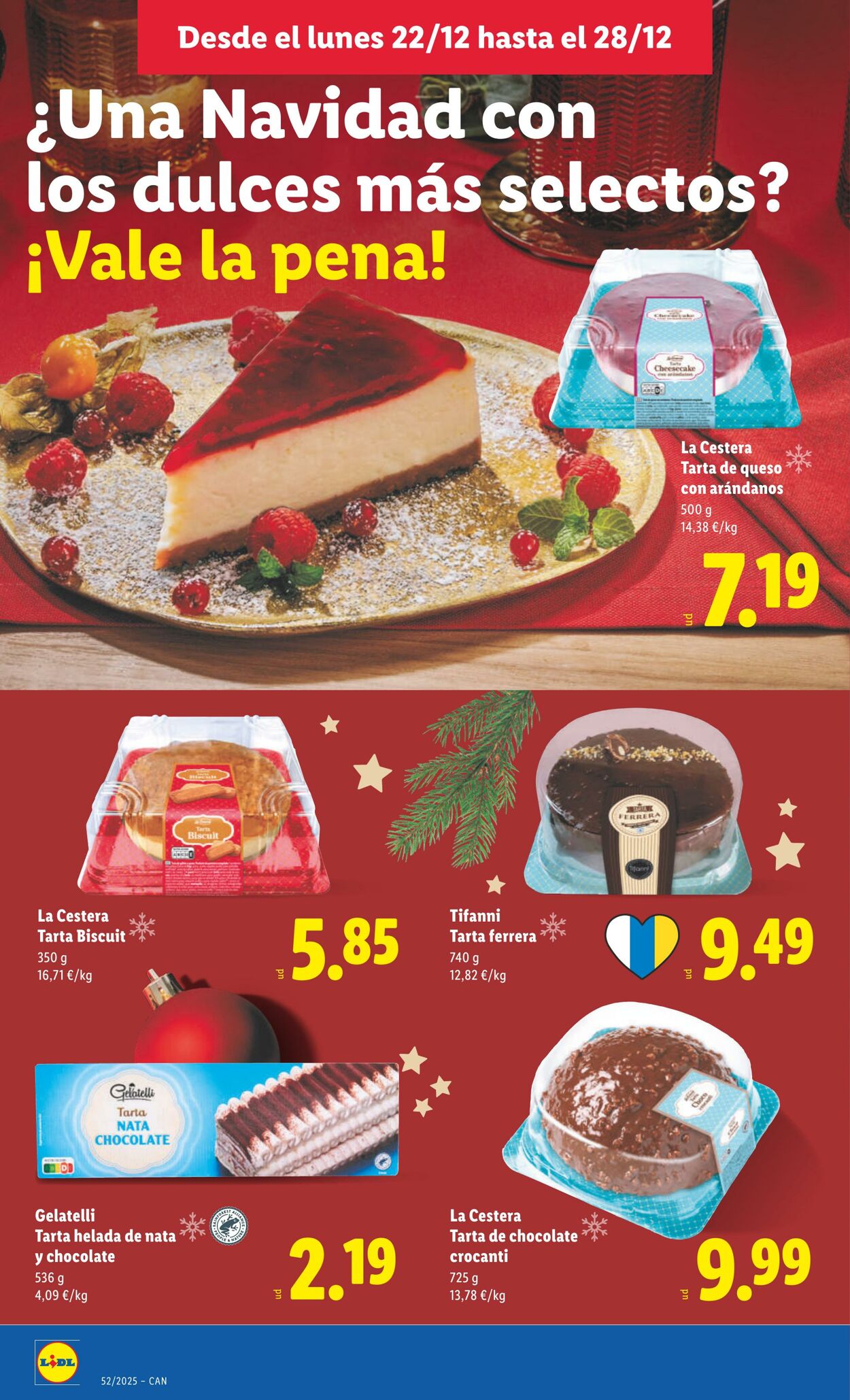 Folleto Lidl 22.12.2025 - 28.12.2025